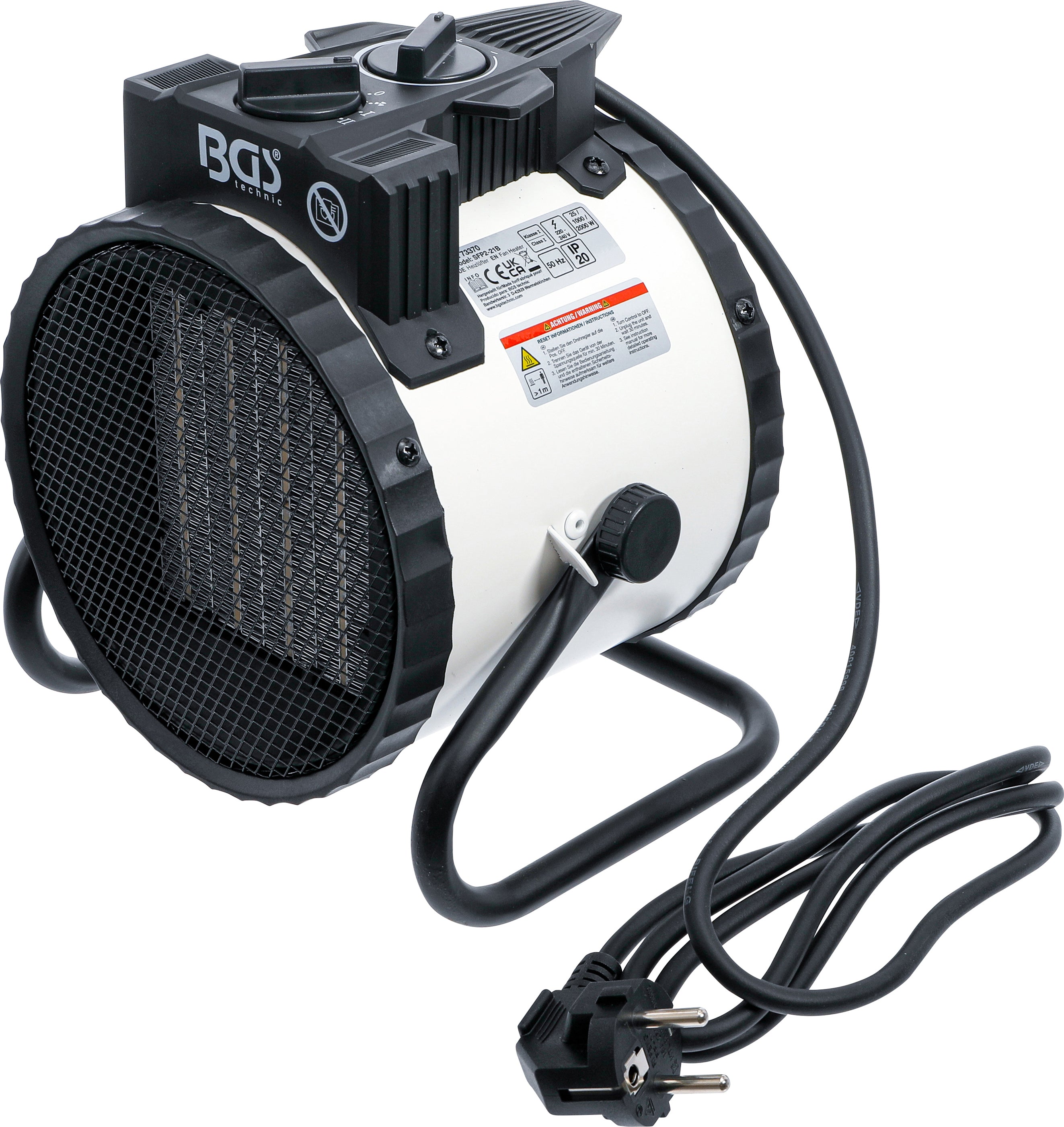 Värmefläkt | elektrisk | 2 kW