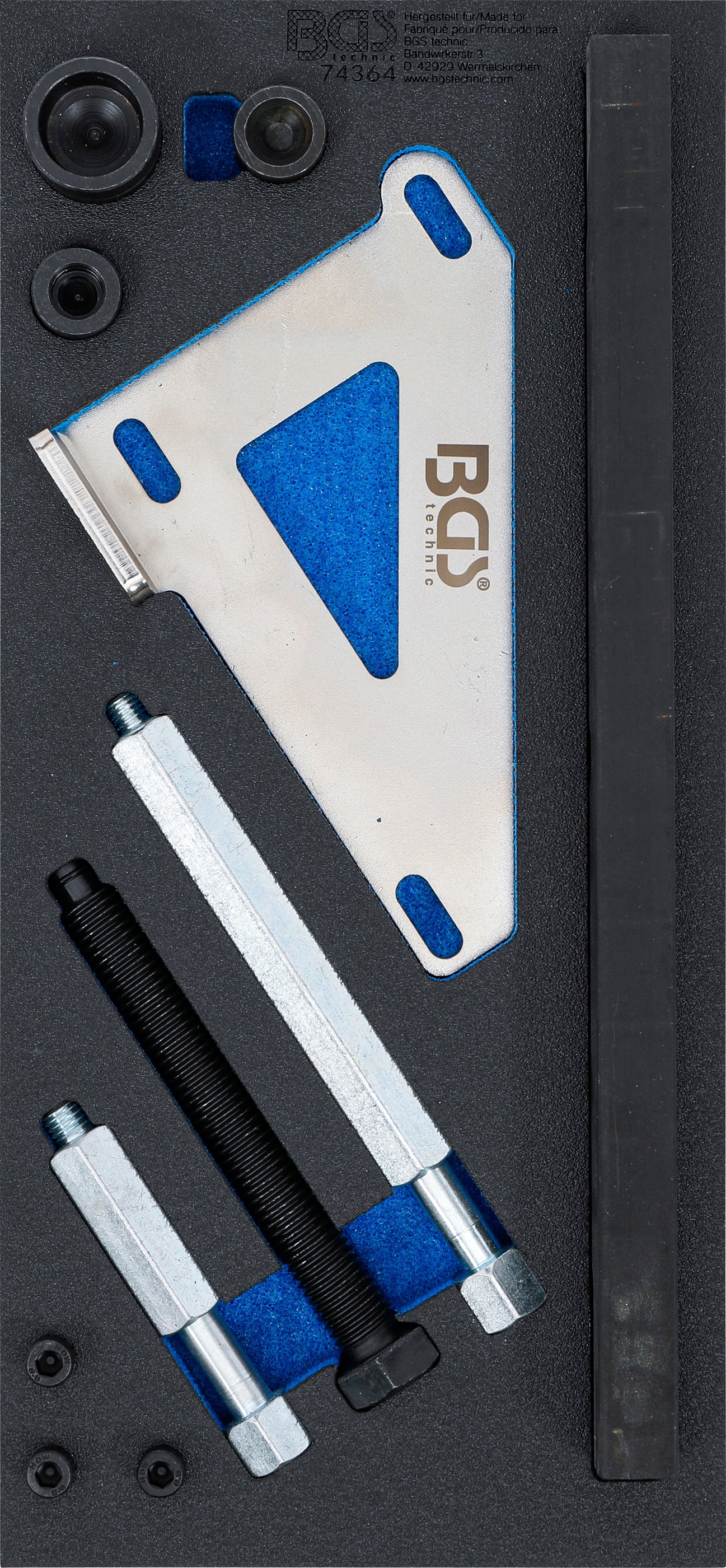 Værkstedsvognsindsats 1/3: Værktøj til afmontering af dæksel | til VAG DSG-gearkasse (0AM)