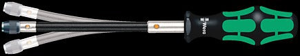WERA 392 Bitholding screwdriver with flexible shaft 1/4''x177