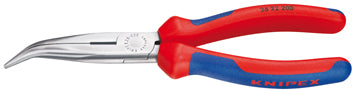 KNIPEX Fladtang vinklet med skær 200 mm