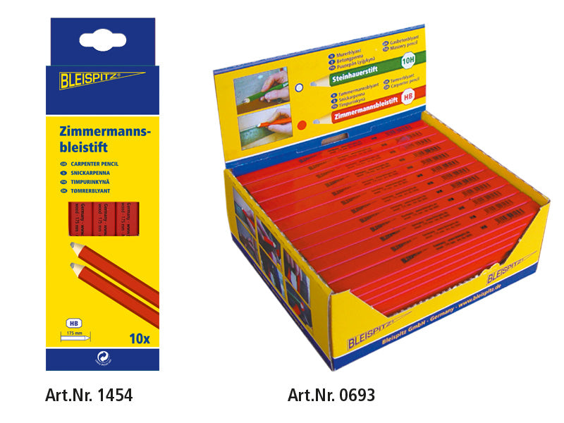 BLEISPITZ Tømrerblyant 100 stk.