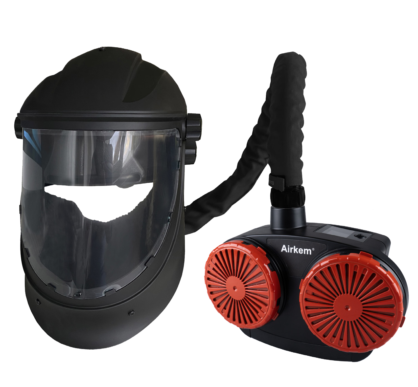 Weltek Slipvisir batteridrivet Kemfilter