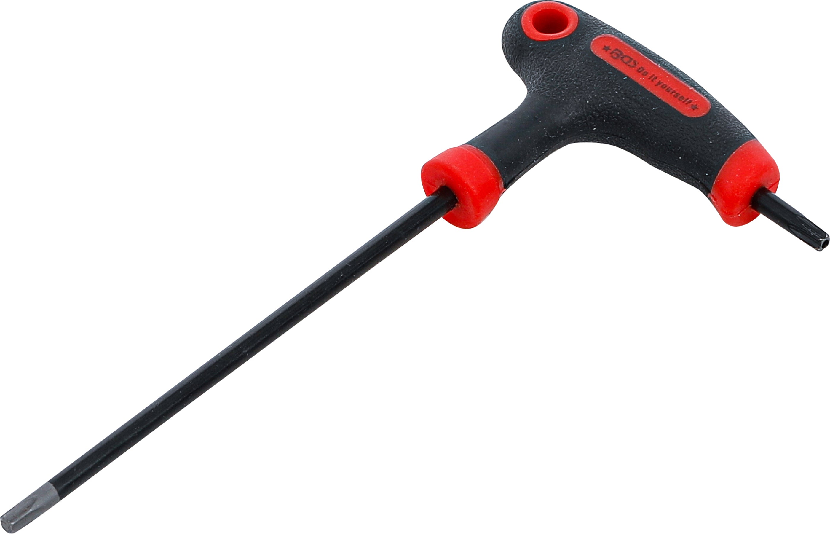 Skruvmejsel med T-handtag och klinga på sidan | T-Profil (för Torx) med/utan borrning T20