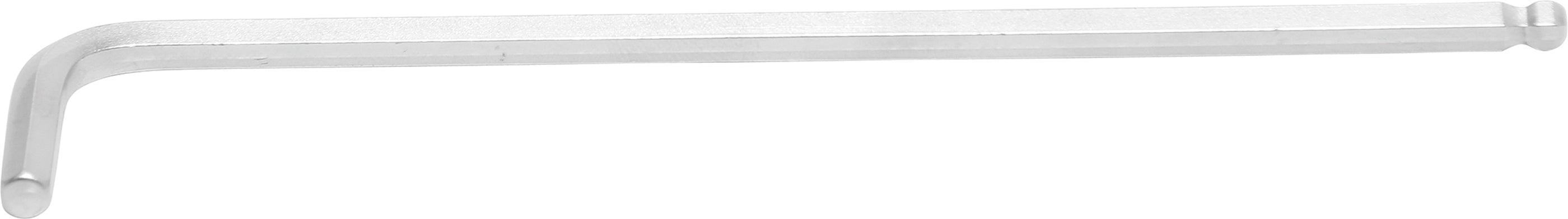 Vinkelnyckel | extra lång | Inre sexkant / Inre sexkant med kulhuvud 6 mm