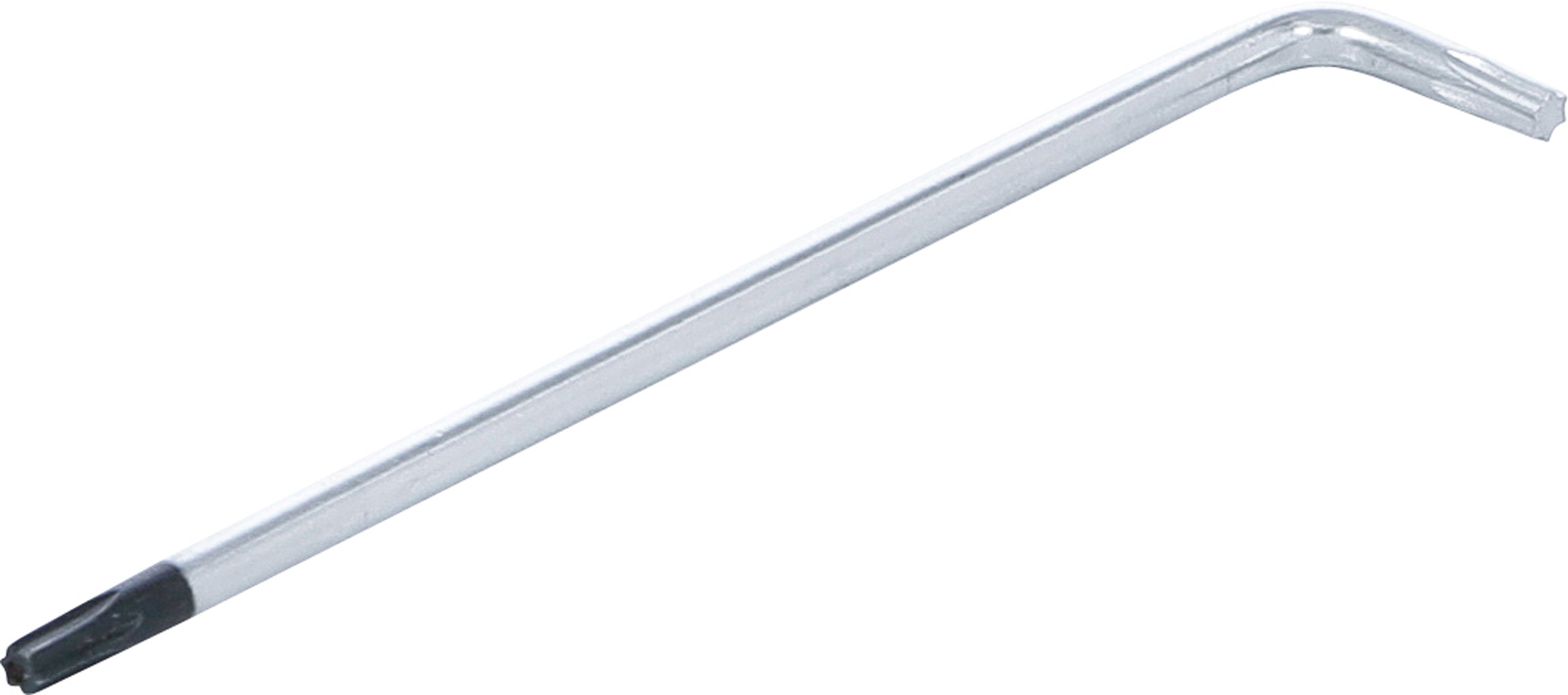 Vinkelnyckel | extra lång | T-Profil (för Torx) med/utan Borrning T15