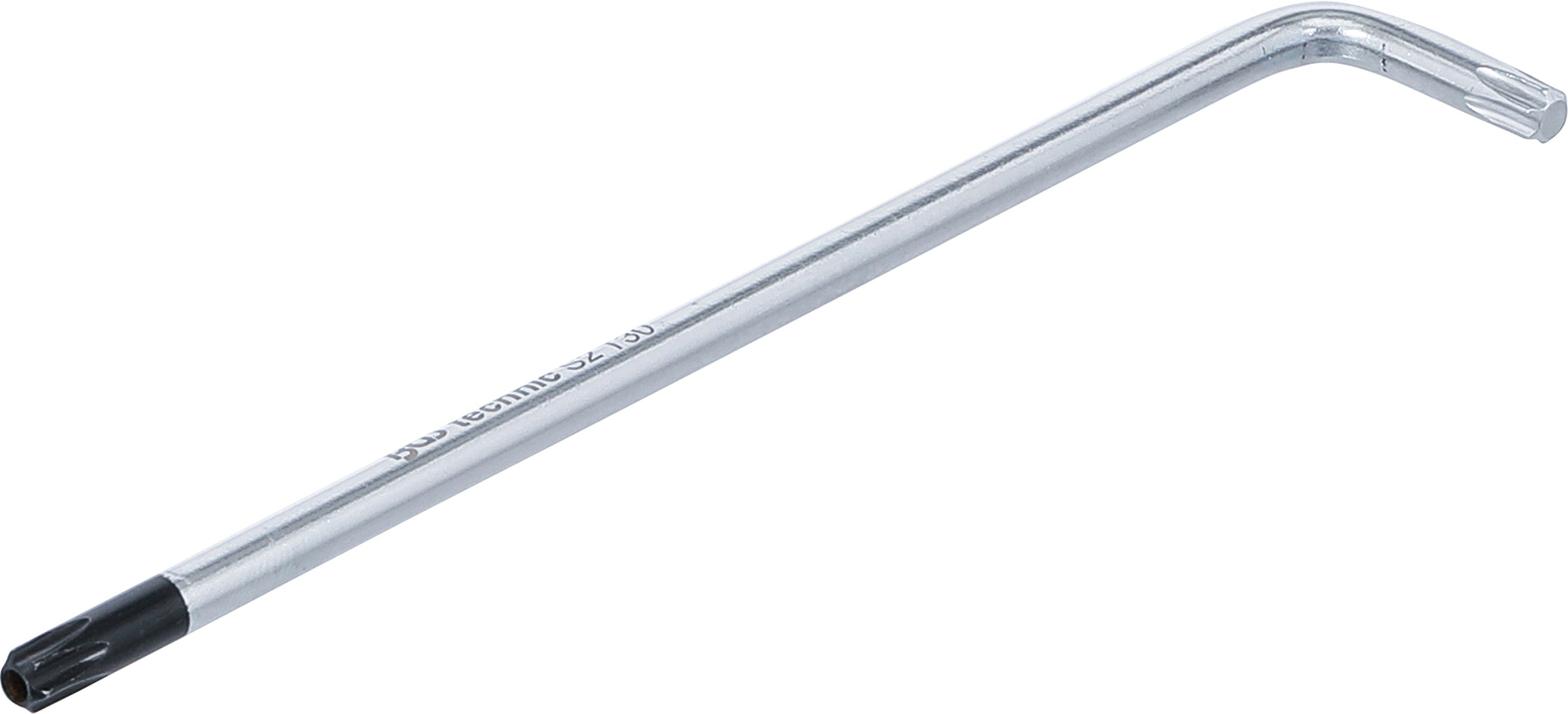 Vinkelnyckel | extra lång | T-Profil (för Torx) med/utan Borrning T30