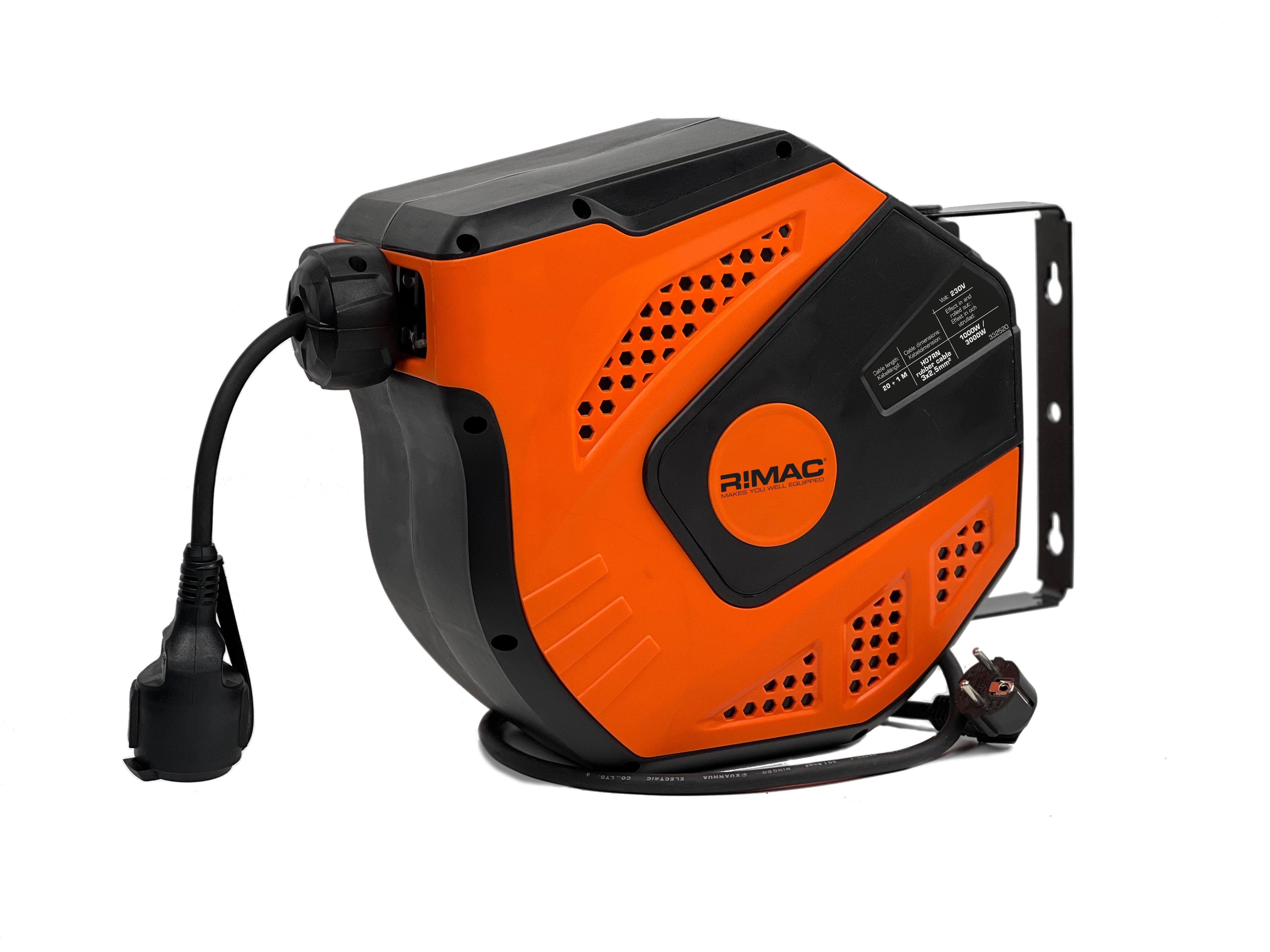 R!MAC Elektrisk kabeltromle 230V 2,5mm² - 20m