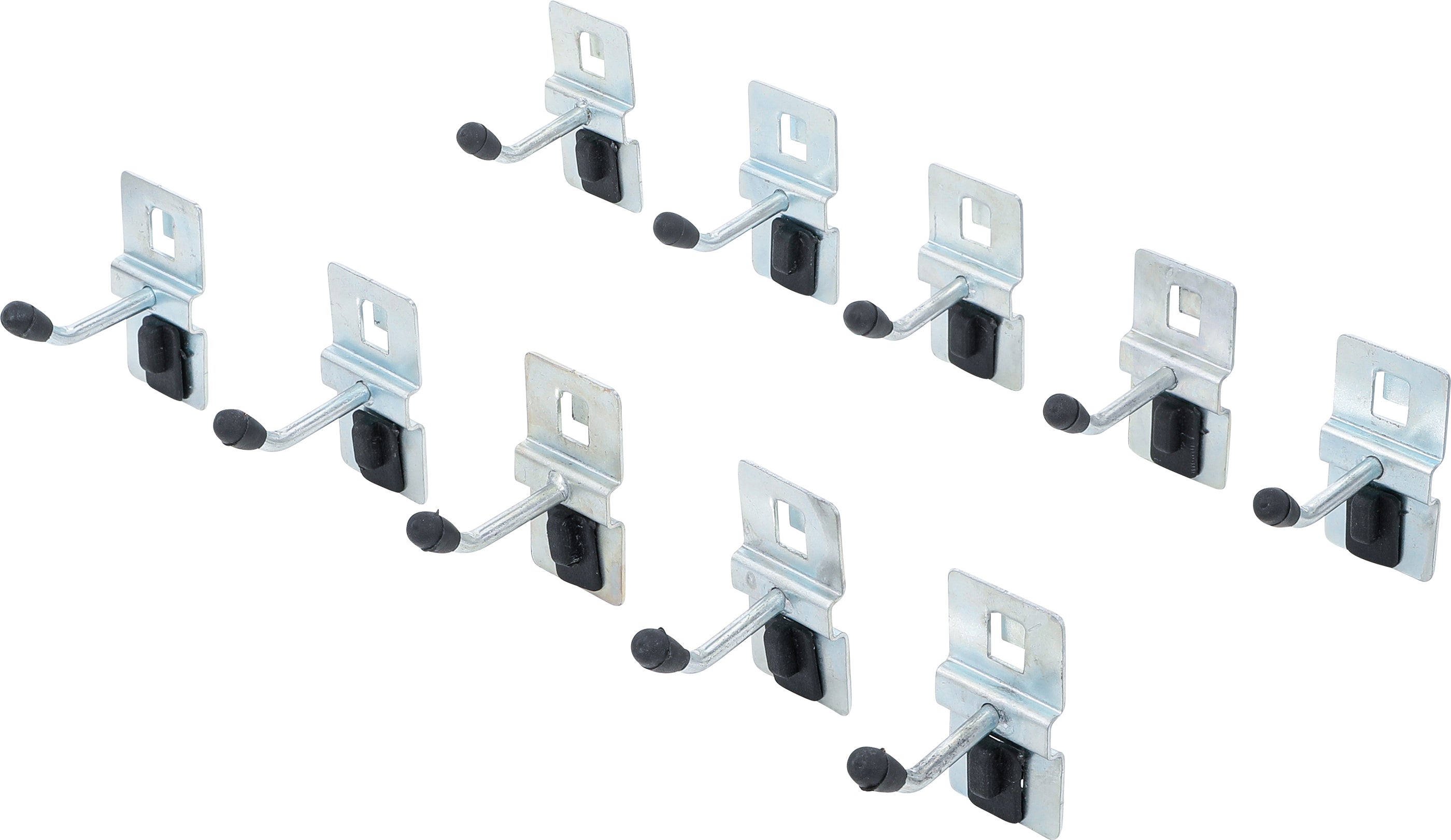 Enkelt krogsæt | 40 mm | Til skabsvægsystemer | 10 dele