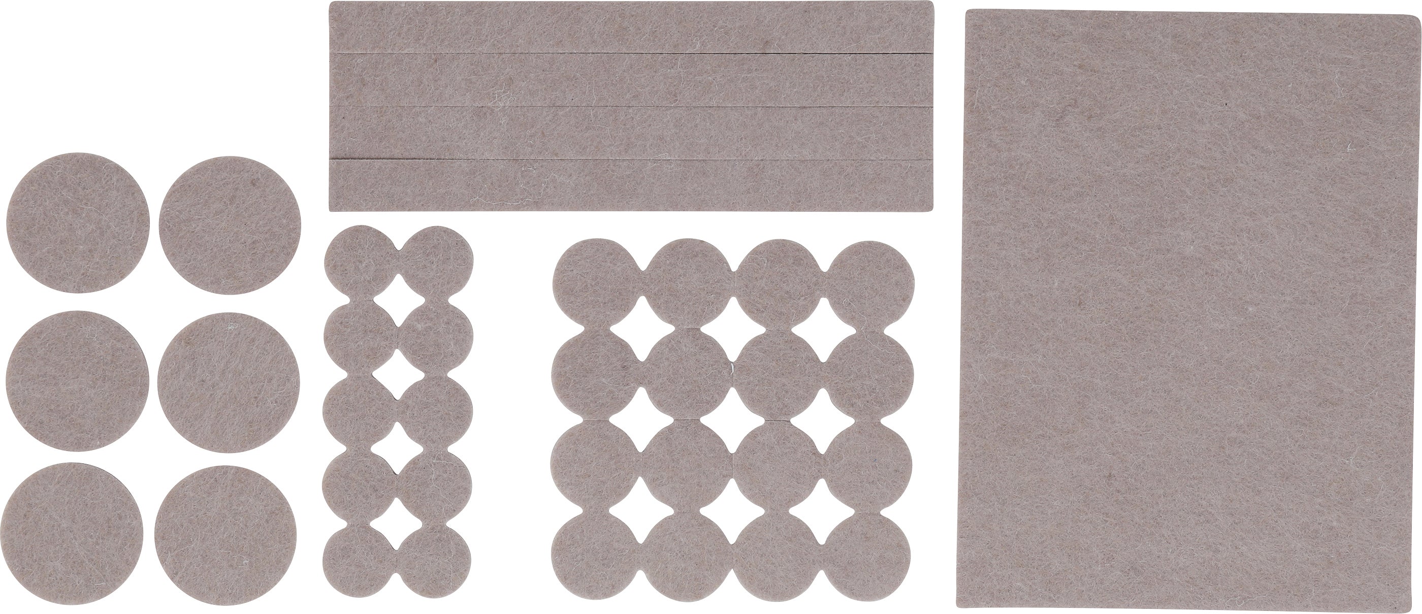 Filtdynor-sats | Beige | 38 delar