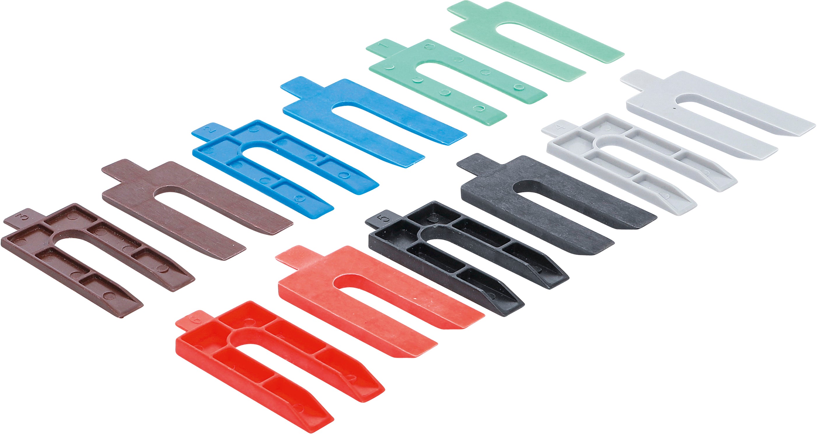 Plast-Underläggskilar-sats | 24 delar