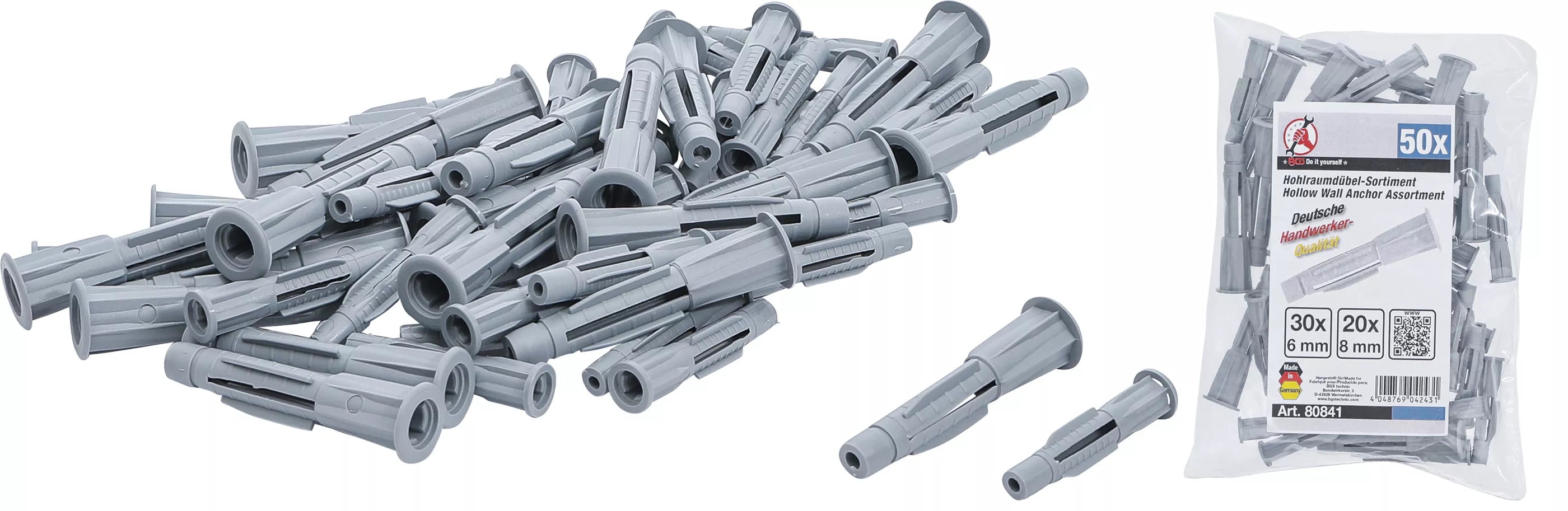 Hulrumsprop-sortiment | 50 stk.