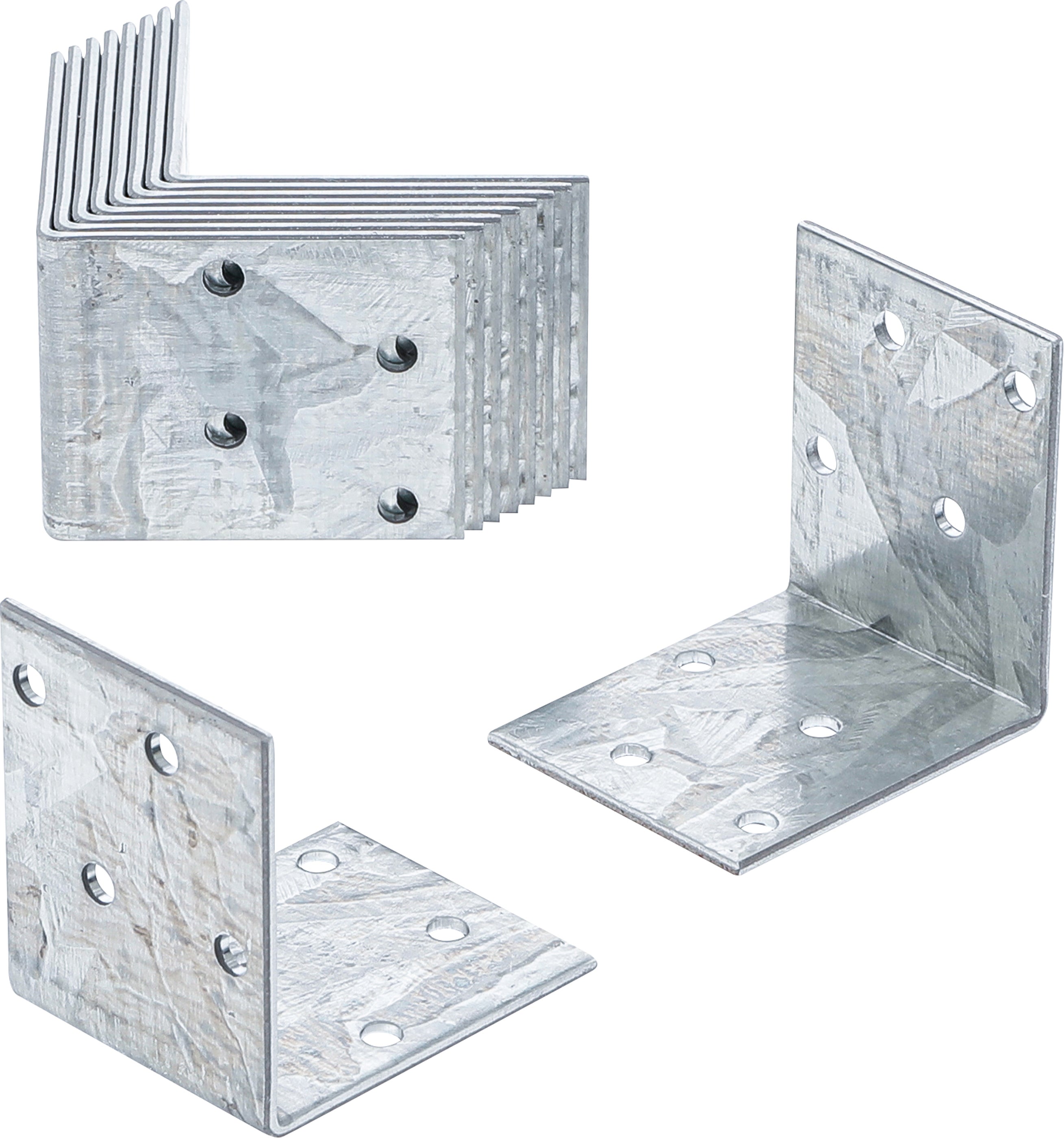 Vinkelbeslag | 50 x 50 x 40 mm | 10 delar