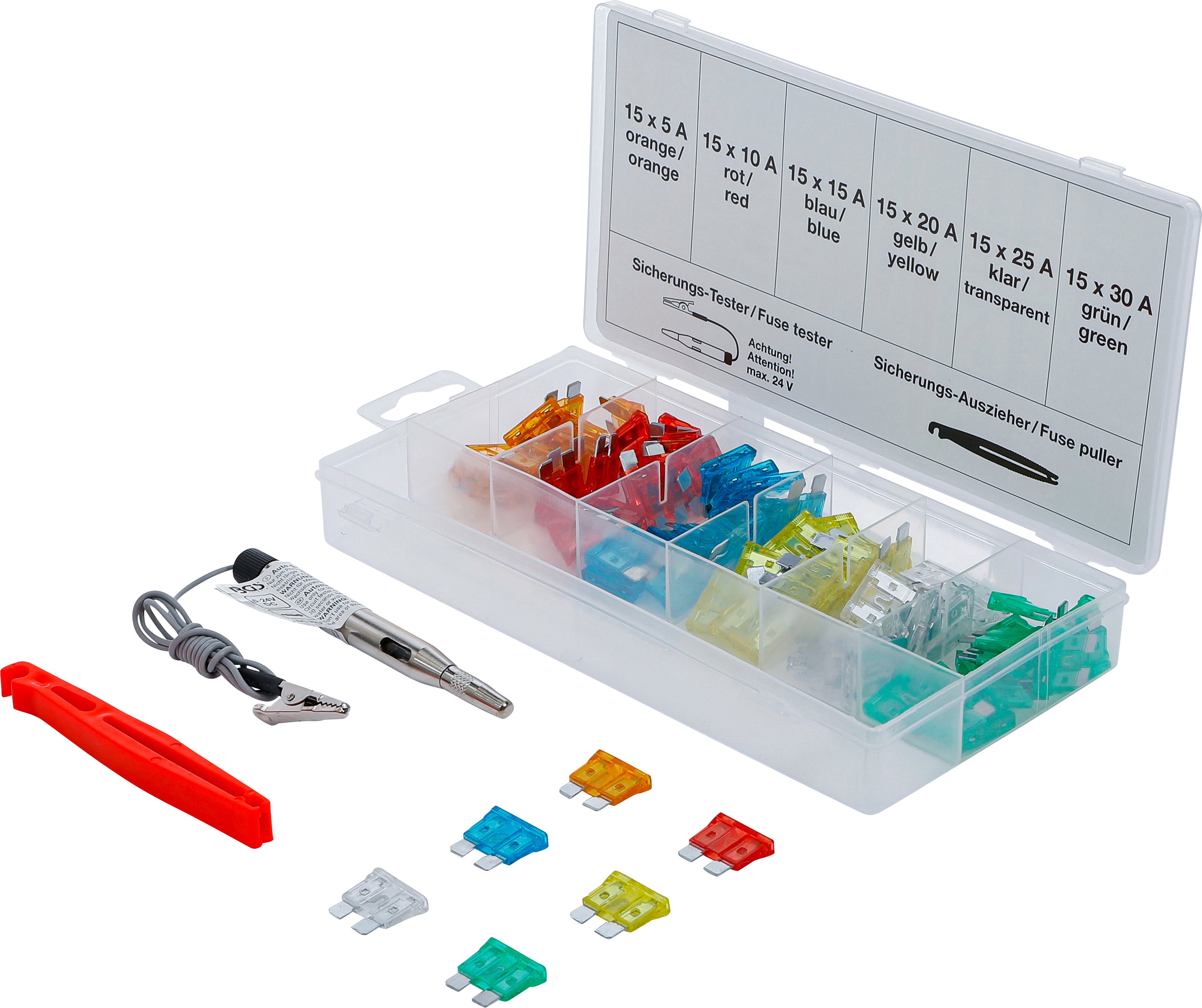 Køretøjssikringssortiment | Standard | 92 dele