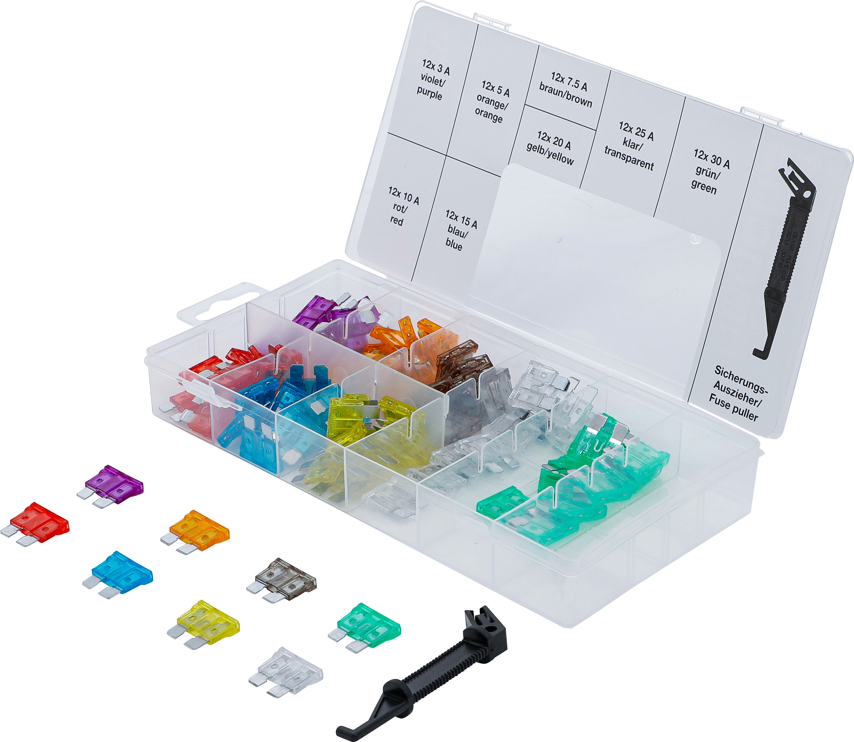 Sikringssortiment til personbiler | 97 dele