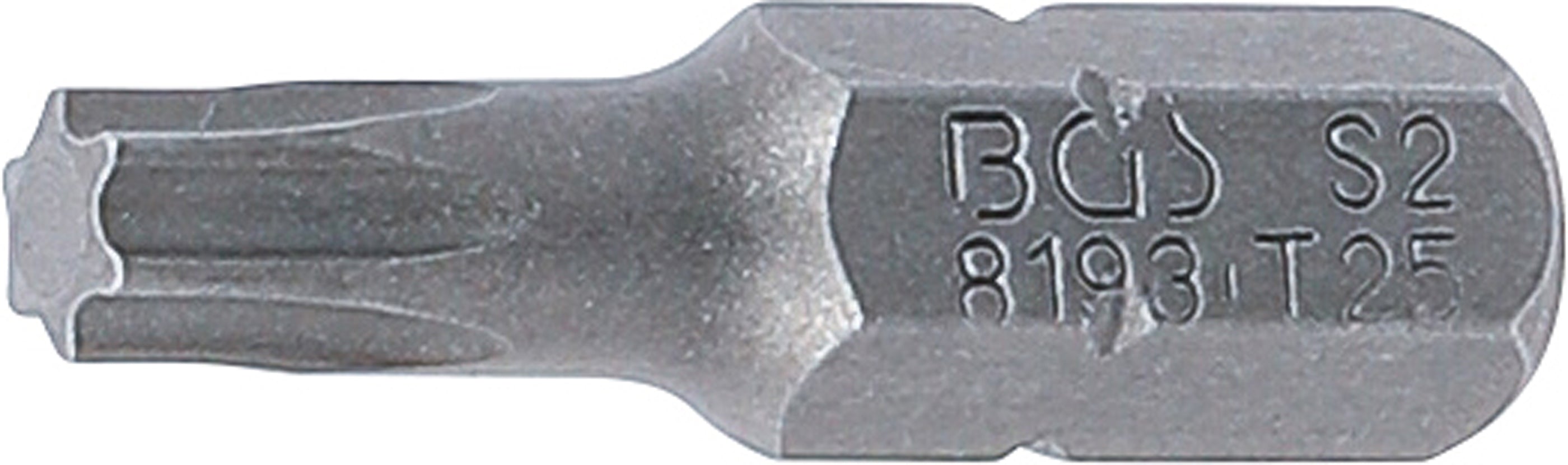 Bit | Længde 25 mm | Udvendig sekskant 6,3 mm (1/4") | T-profil (til Torx) T25