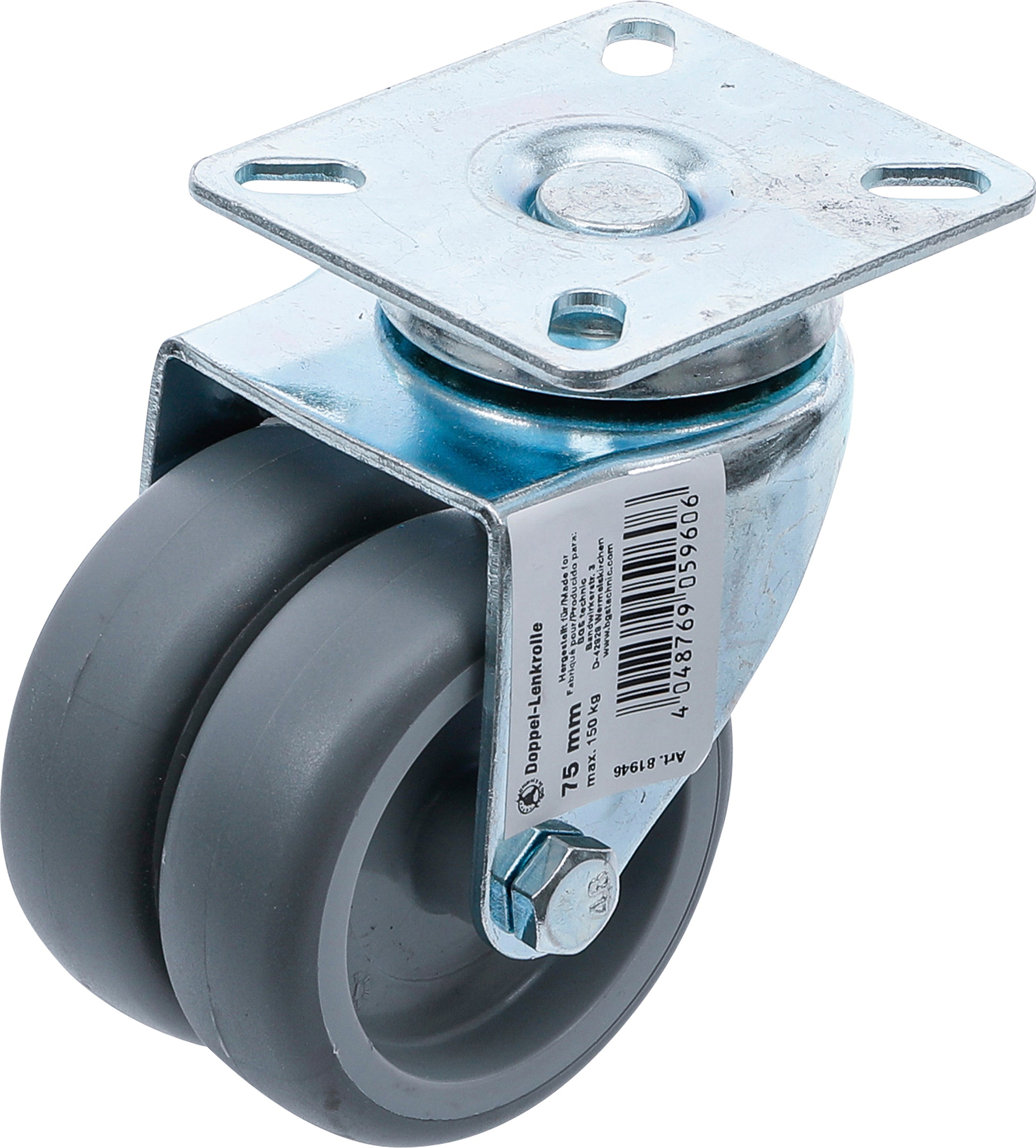 Dobbelt føringsrulle | Ø 75 mm