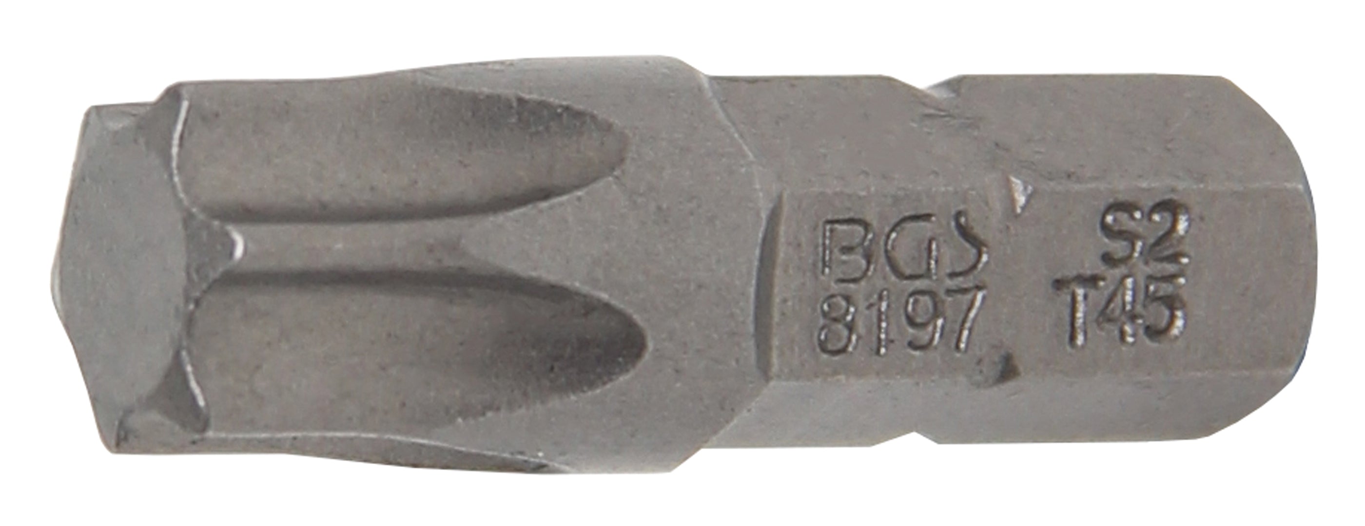 Bit | Længde 25 mm | Udvendig sekskant 6,3 mm (1/4") | T-profil (til Torx) T45