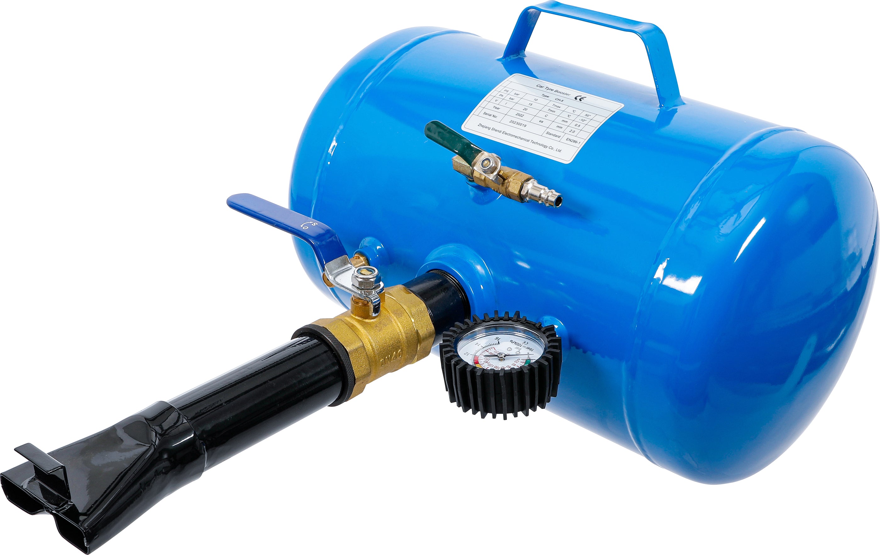 Hjælp til oppumpning af bildæk (Booster)