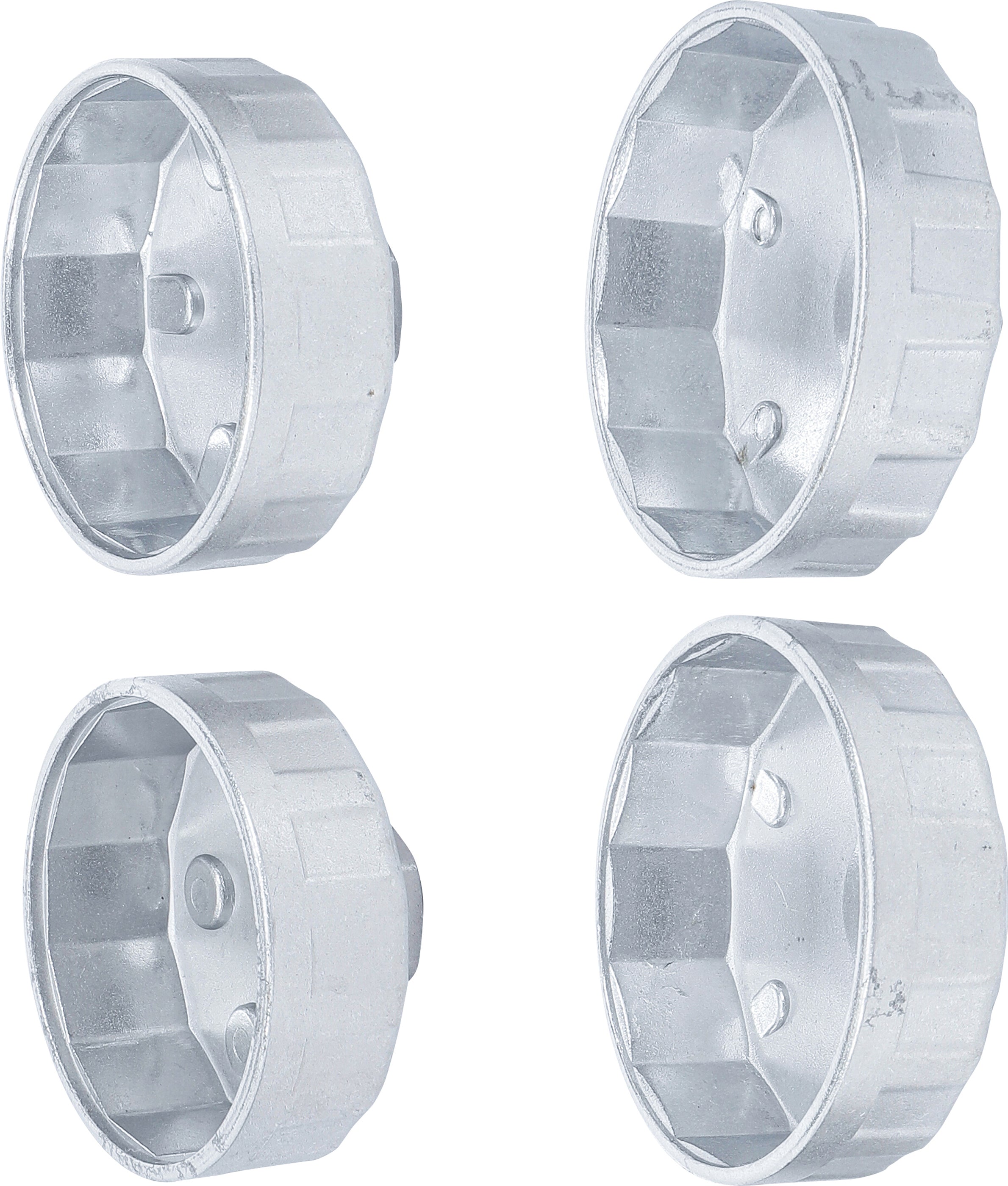 Oliefilternøglesæt | Ø 65 - 75 mm | 4 dele