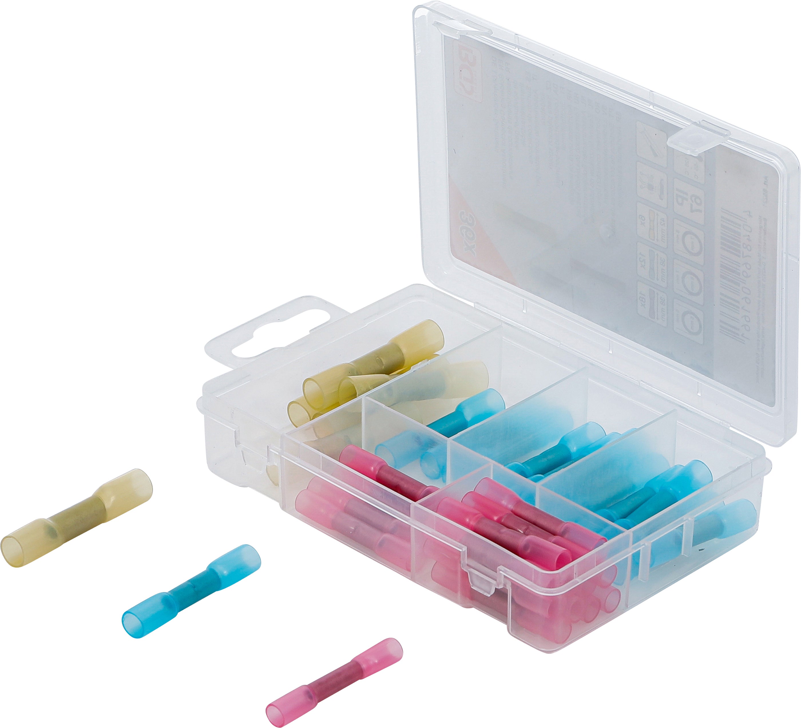 Loddeforbindelsessortiment | med krympeslange | 36 stk.