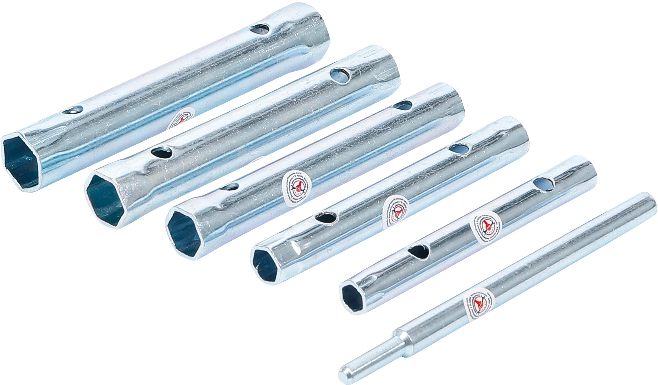 Rørmuffesæt | 8 x 9 - 16 x 17 mm | 6 dele