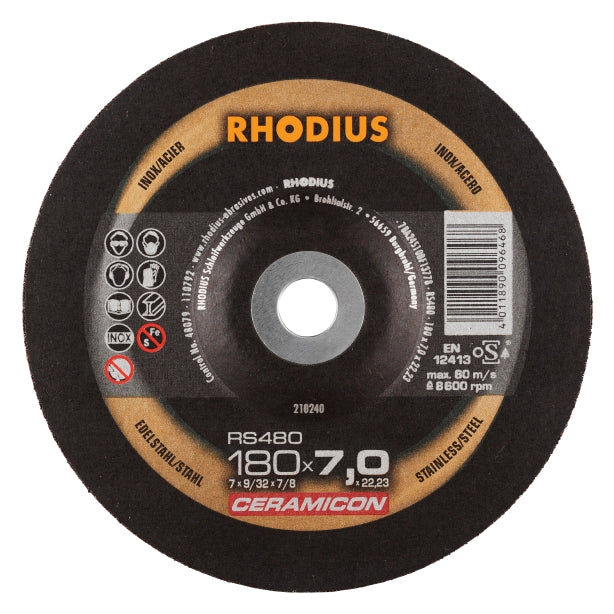 RHODIUS CERAMICON 180x7,0 10/pk 