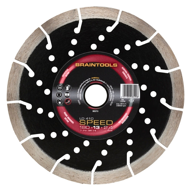 RHODIUS Diamantklinge LD410 Speed ​​​​180x13x2.4x22.23 