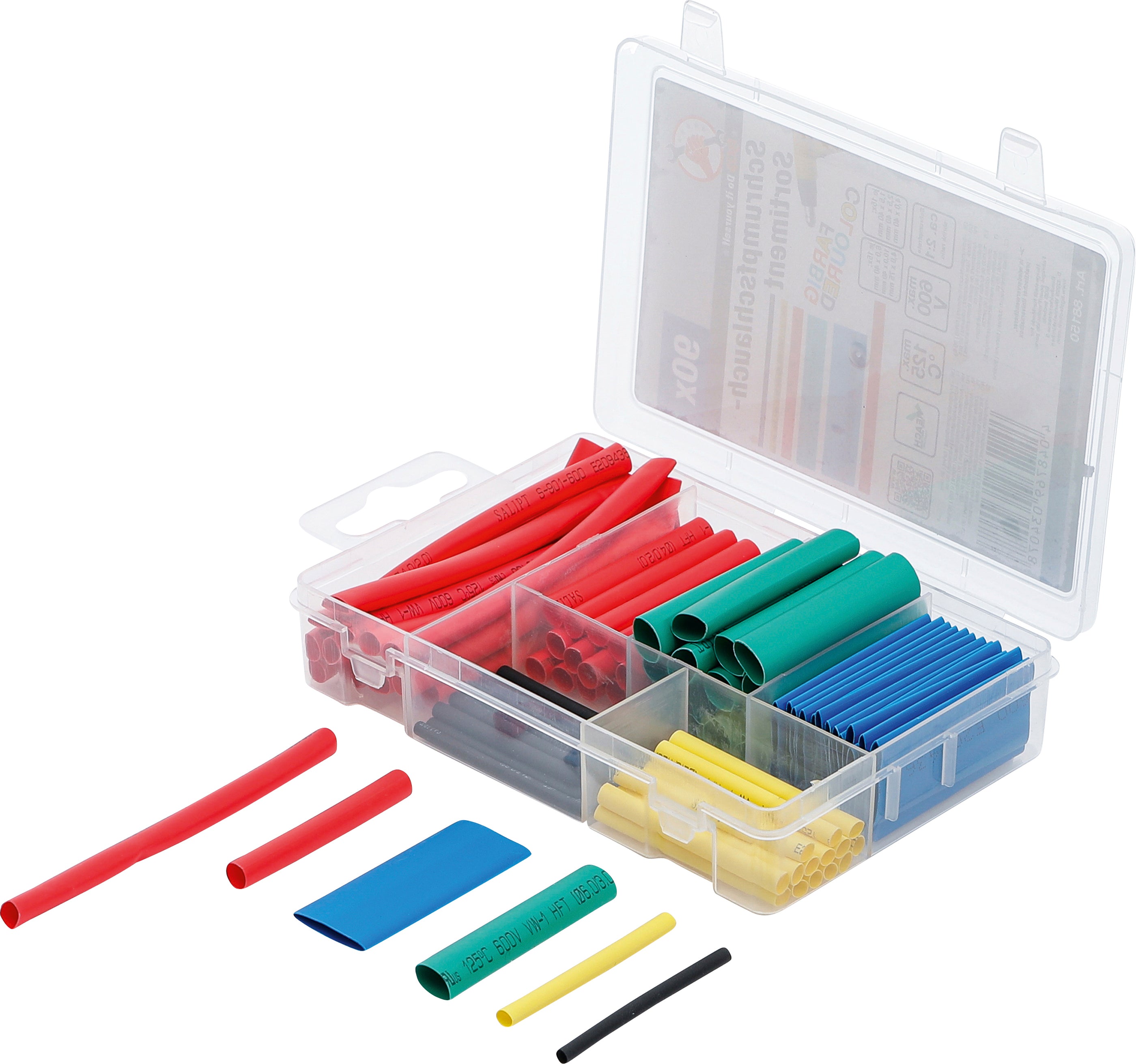 Krympeslanger, sortiment | farvet | 90 stk.