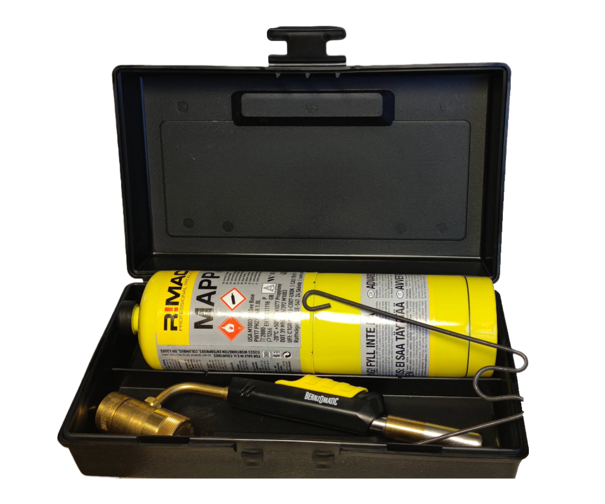 TS 799 Mappbrännare + 1 Mappgasflaska i box