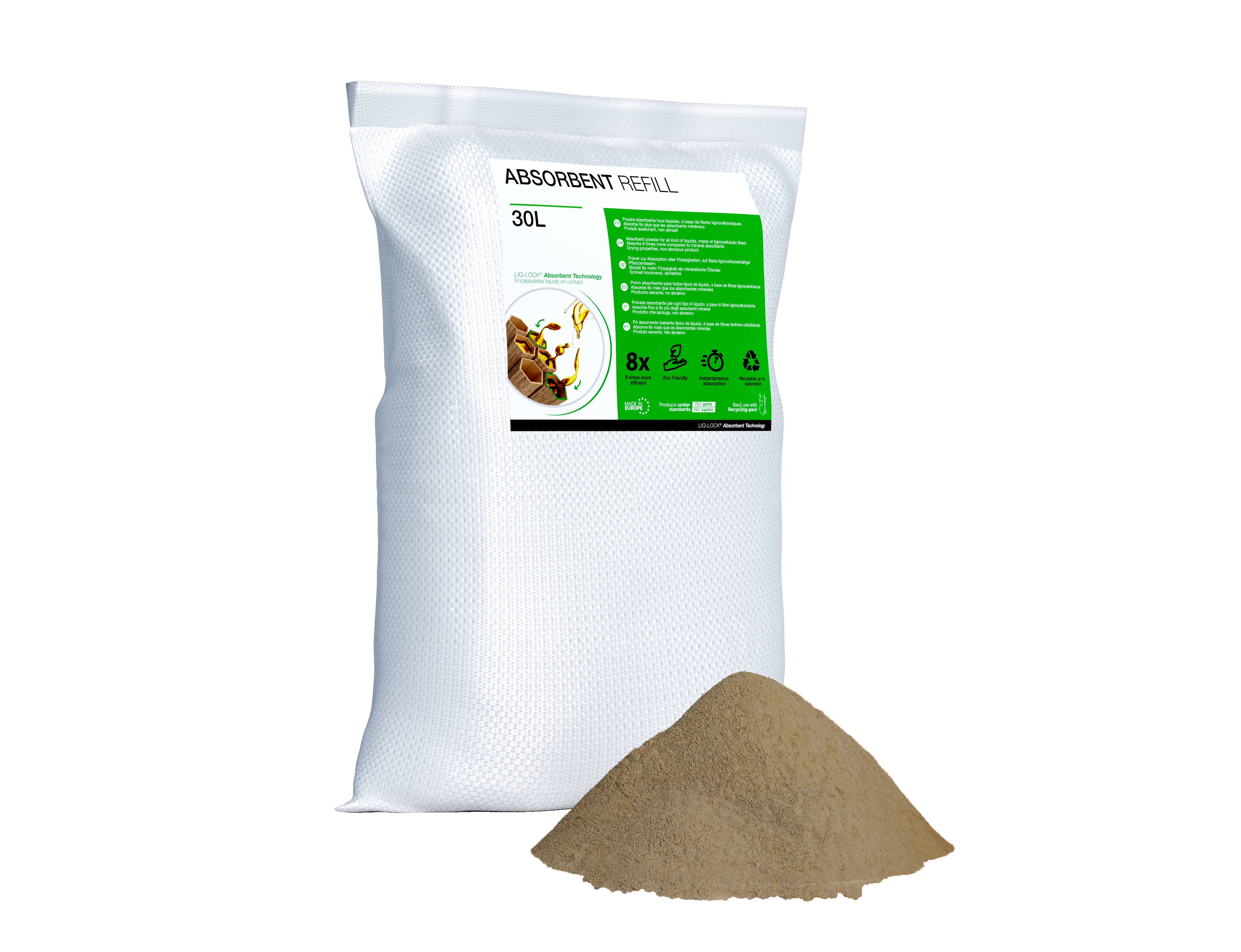 RIMAC absorberende fiberdåse 30L