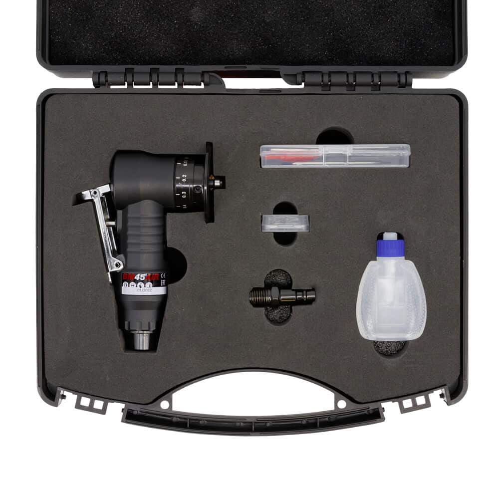 Luftdrevet afgratnings-/affasningsmaskine