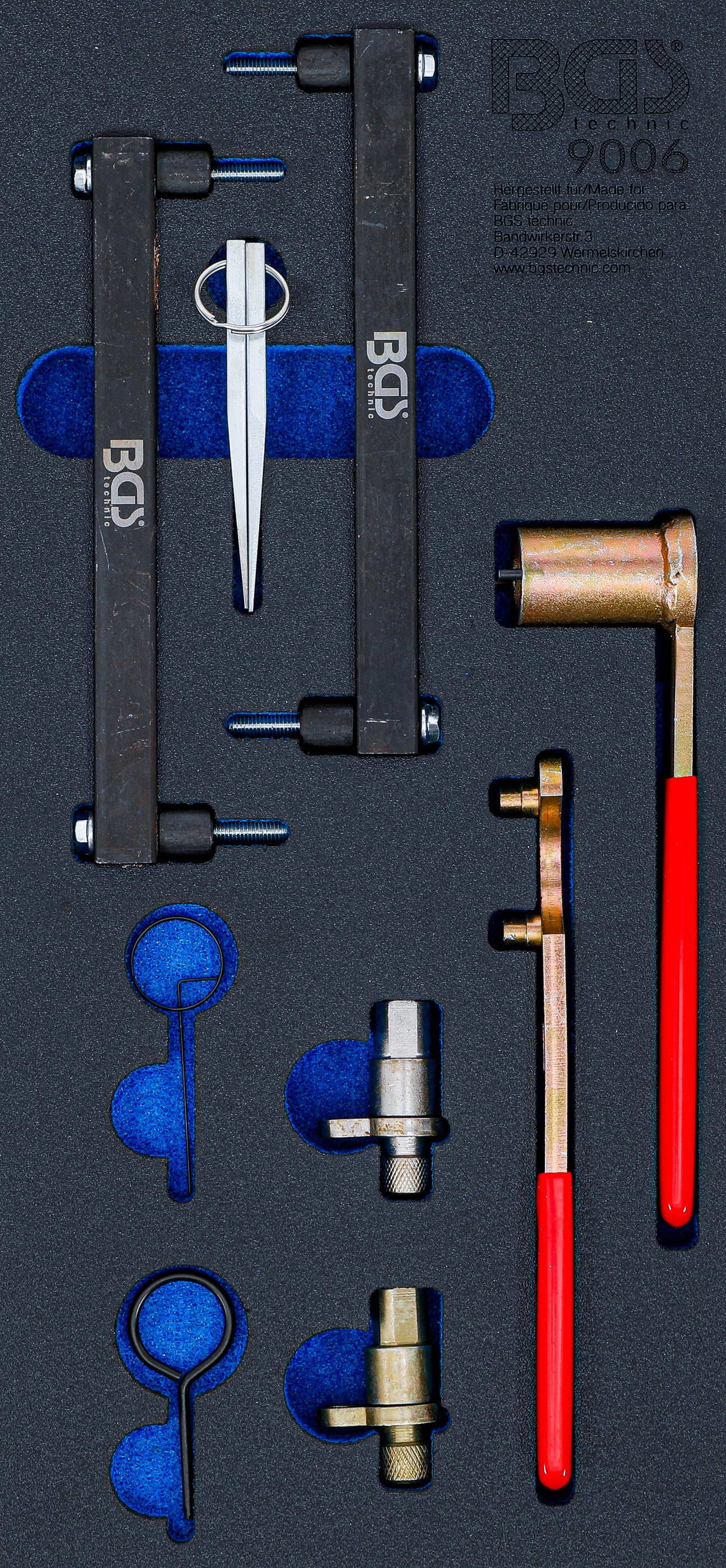 Værkstedsvognsindsats 1/3: Motor-tuning-værktøjssæt | til Land Rover, Jaguar V8