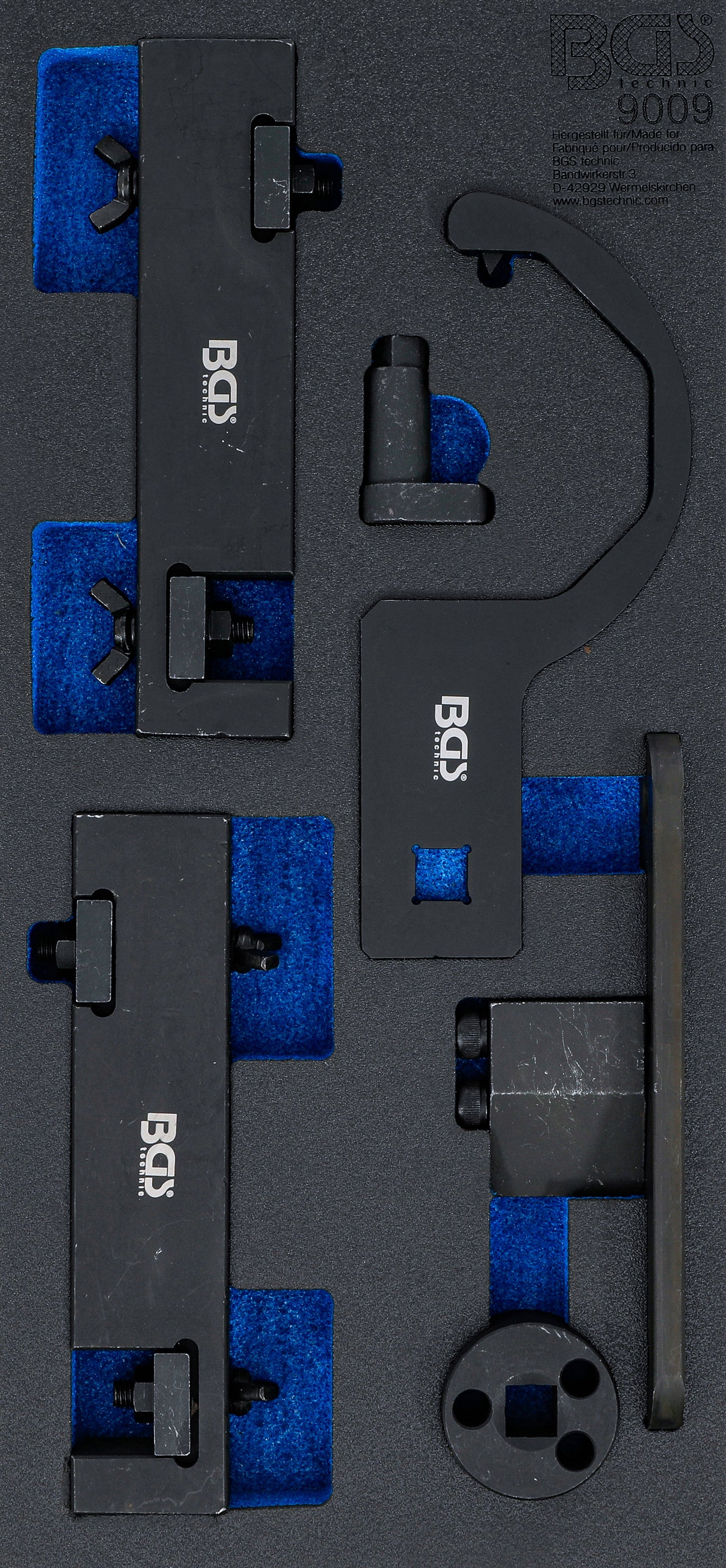 Verkstadsvagninlägg 1/3: Motor-Inställningsverktyg-sats | för Jaguar, Land Rover 5.0 V8