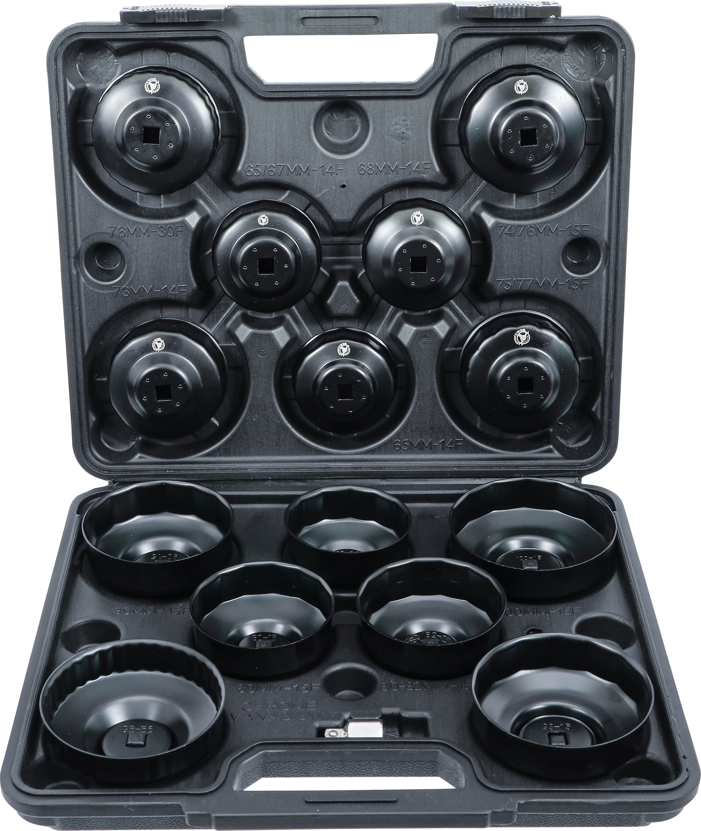 Oliefilternøglesæt | 10 mm (3/8") | 14 dele