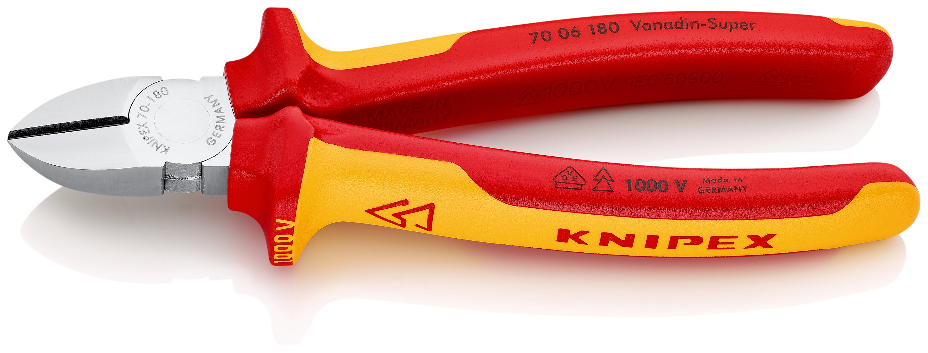 KNIPEX sideskærer 1000V 180 mm