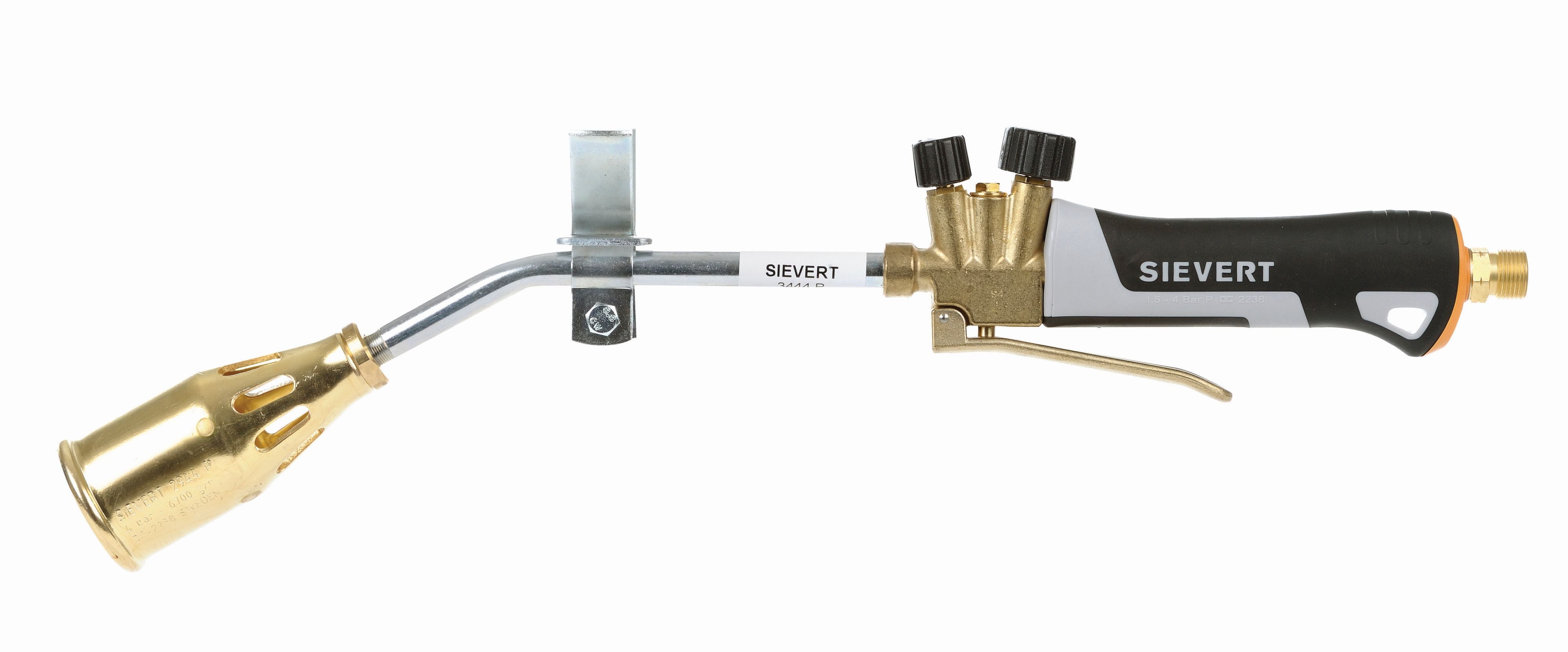 SIEVERT PRO 88 Set med kraftbrännare Ø 50 mm, 180 mm halsrör, halsrörsställ och handtag 3488, 6700