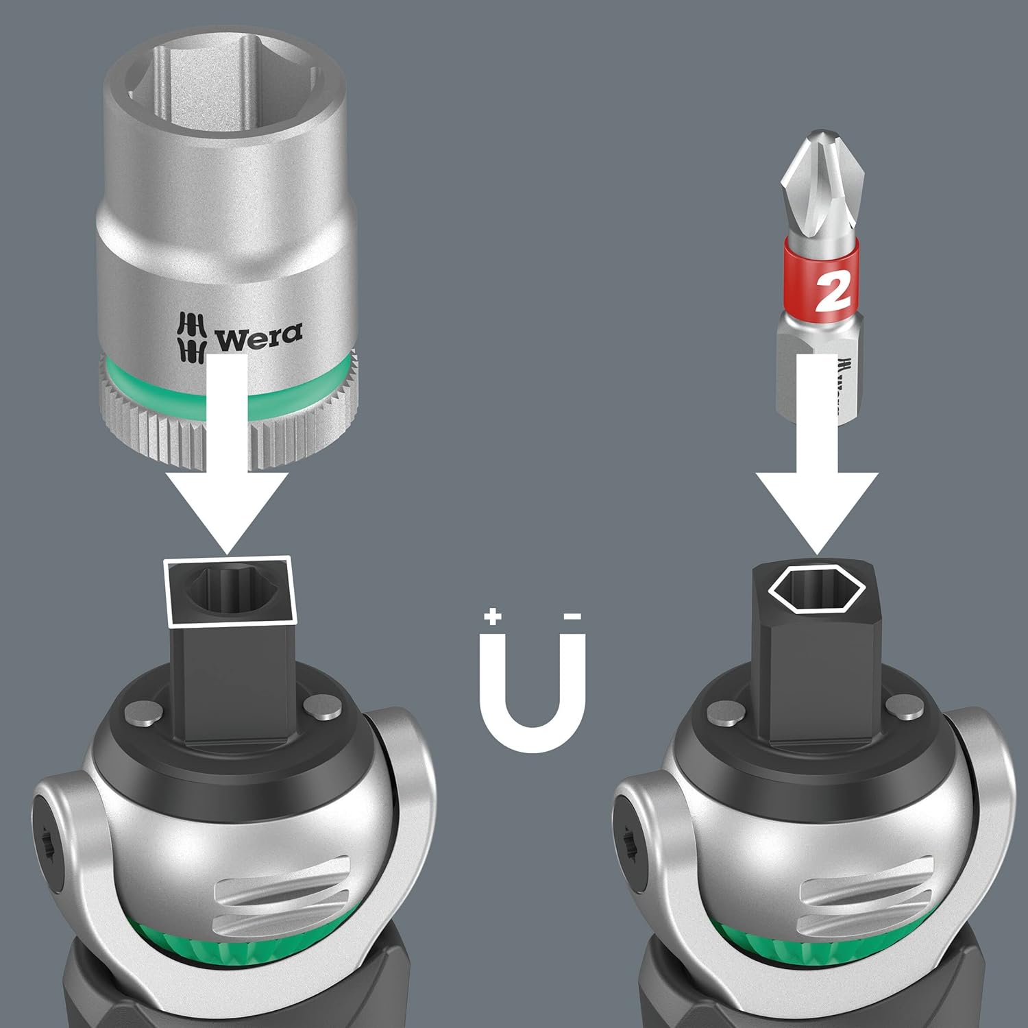 WERA 8009 Zyklop Pocket Sæt 3 