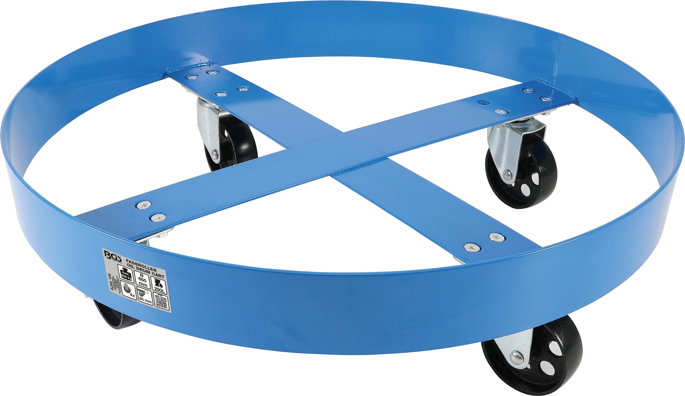 Tøndevogn | Standardstørrelse | til 200 l tønder