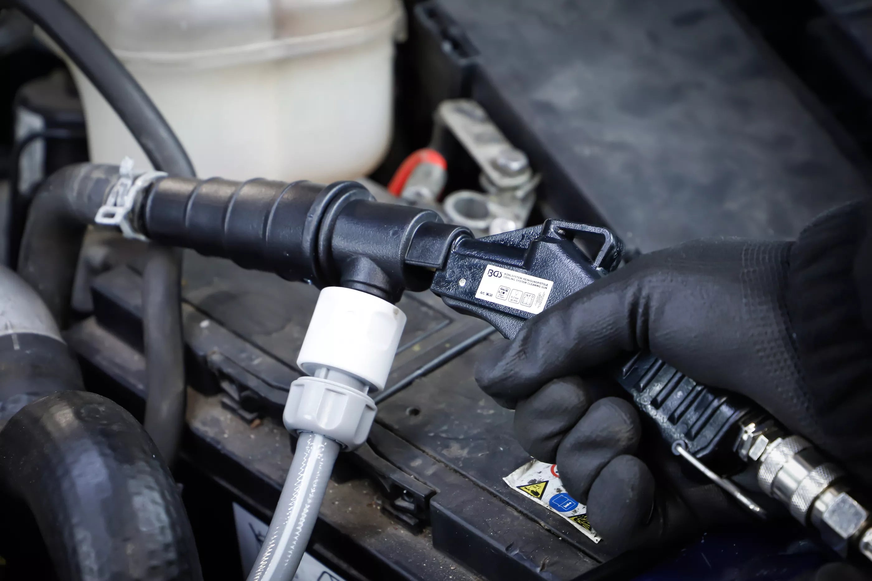 Rengøringspistol til kølesystem