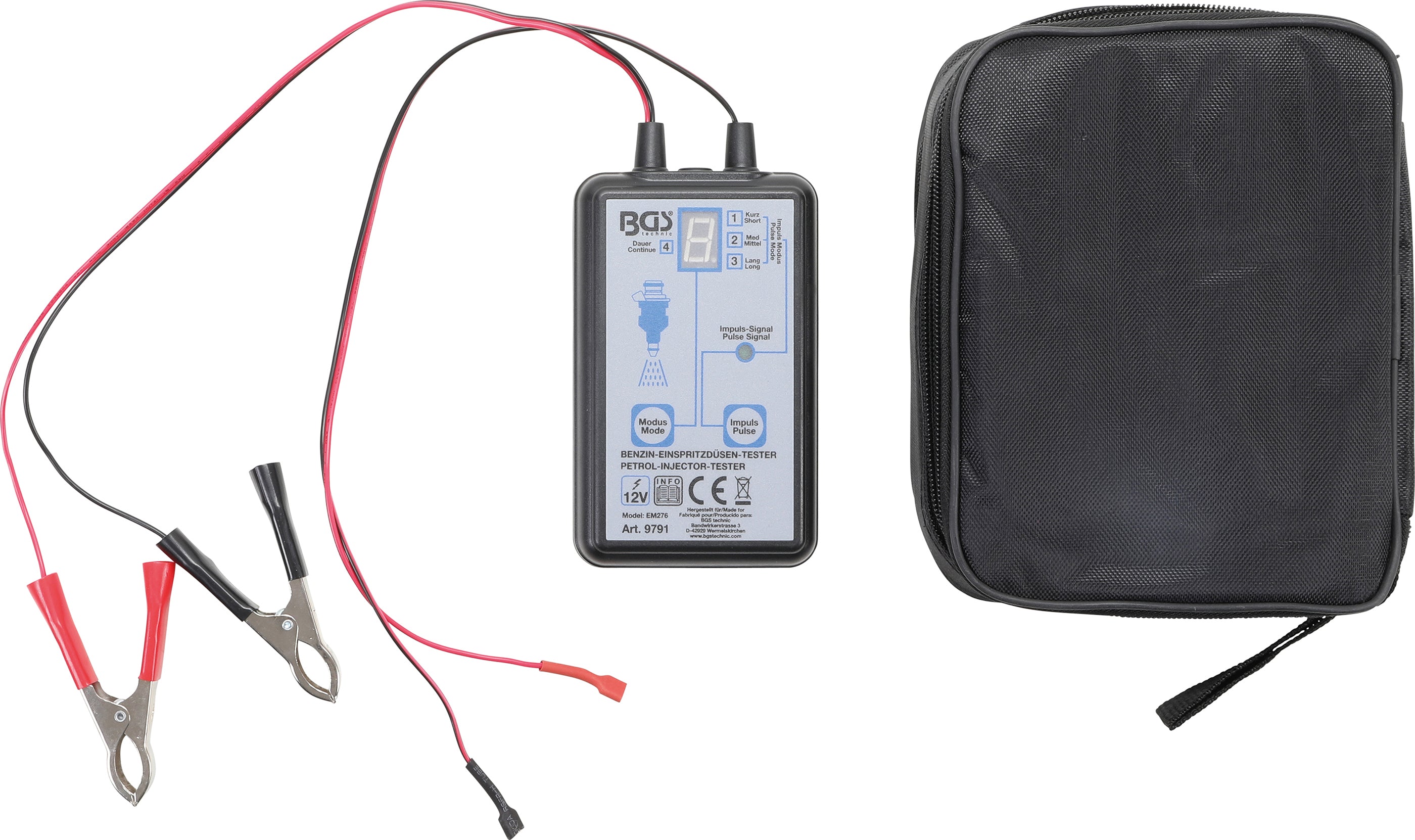 Brændstofindsprøjtningsdyse tester