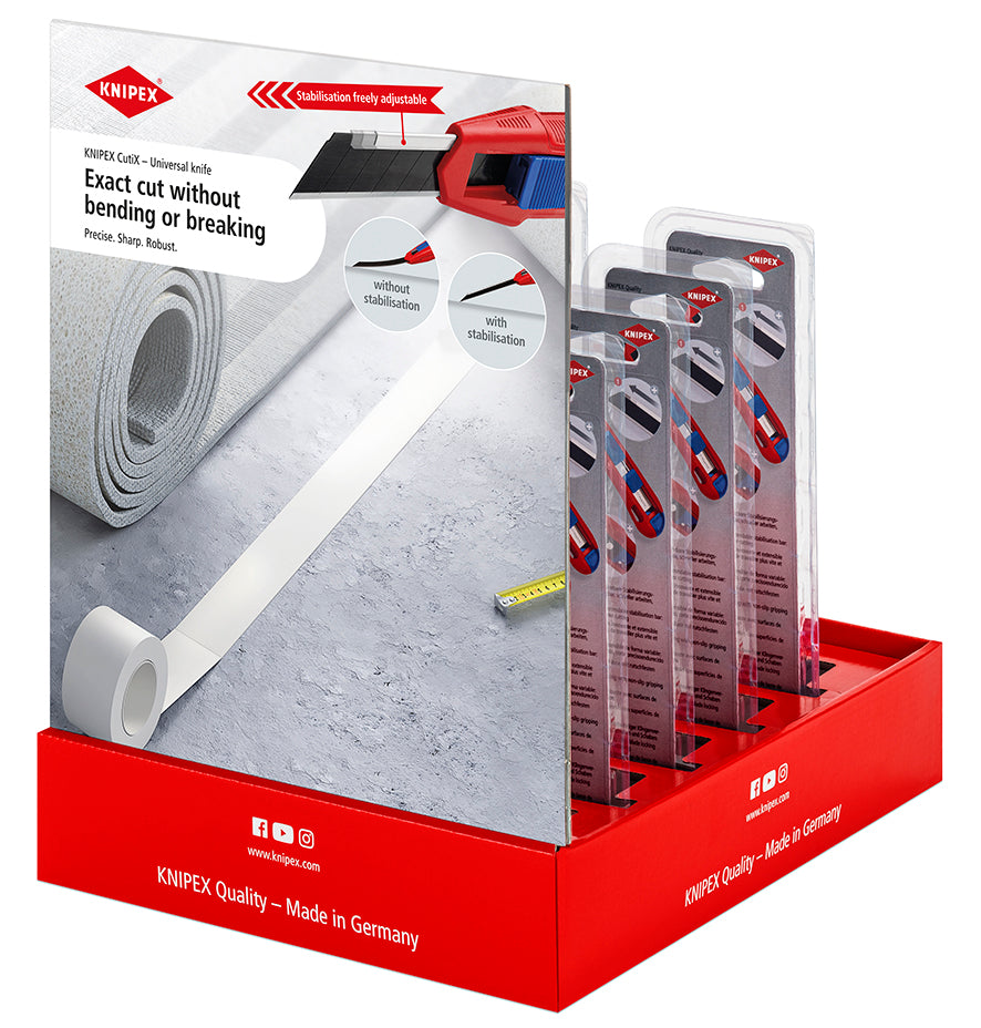 KNIPEX salgsdisplay 10 x 9010165BK