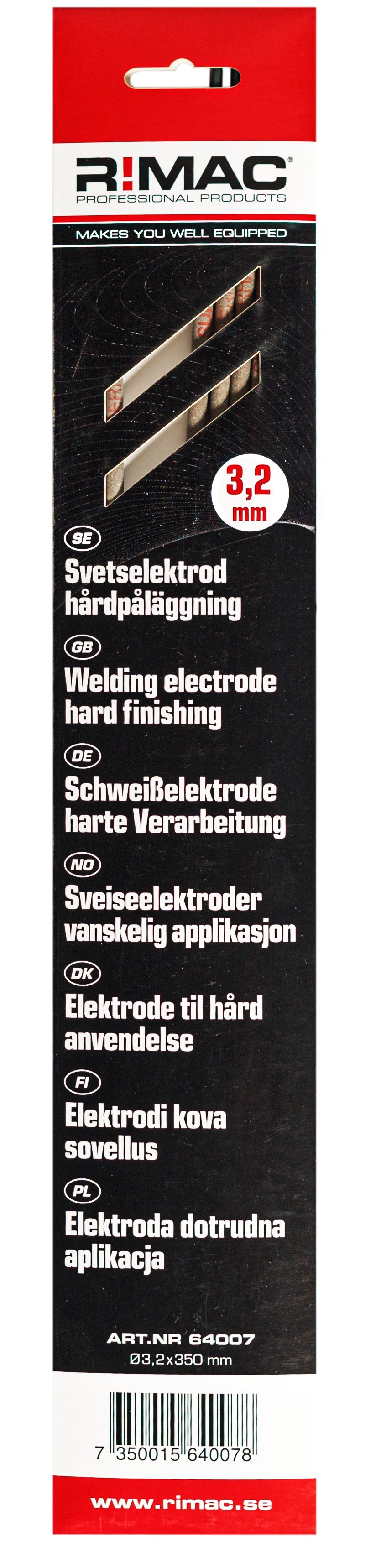 RIMAC SB-pac svejseelektrode hårdpåsvejsning 3,2x6 stk.