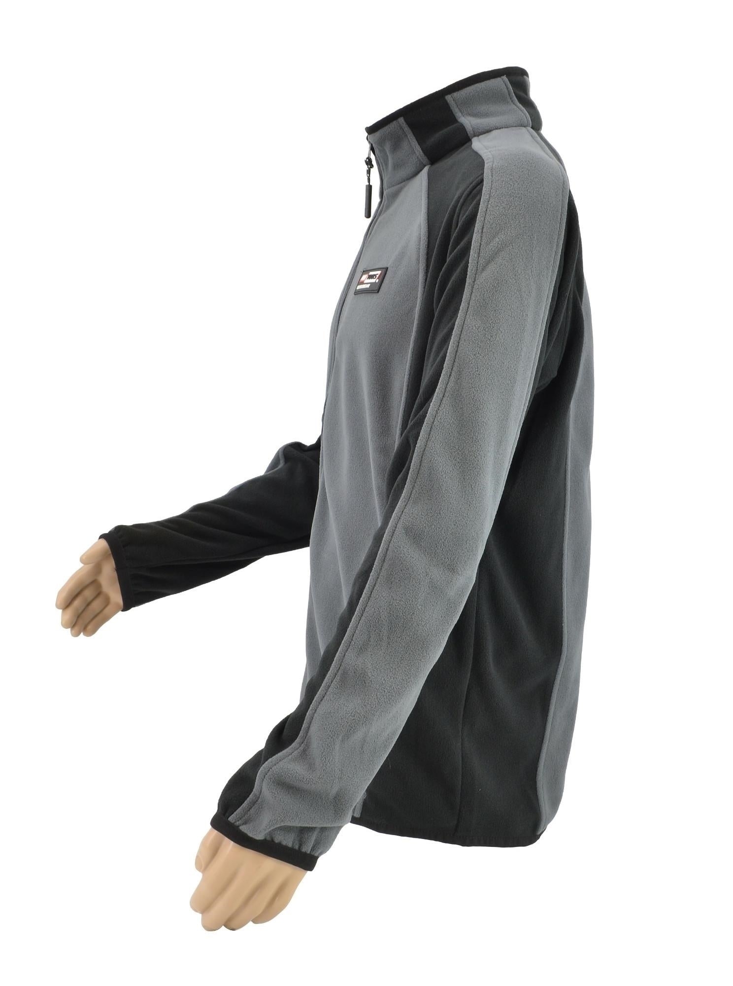 FLEECE SWEATSHIRT T1 / GRÅ-SORT