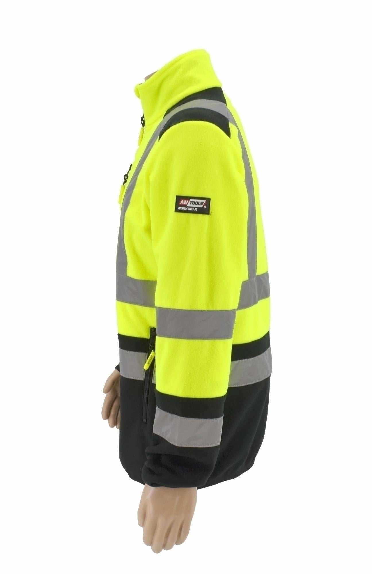 T3 FLEECEJAKKE / HØJ SYNLIGHED