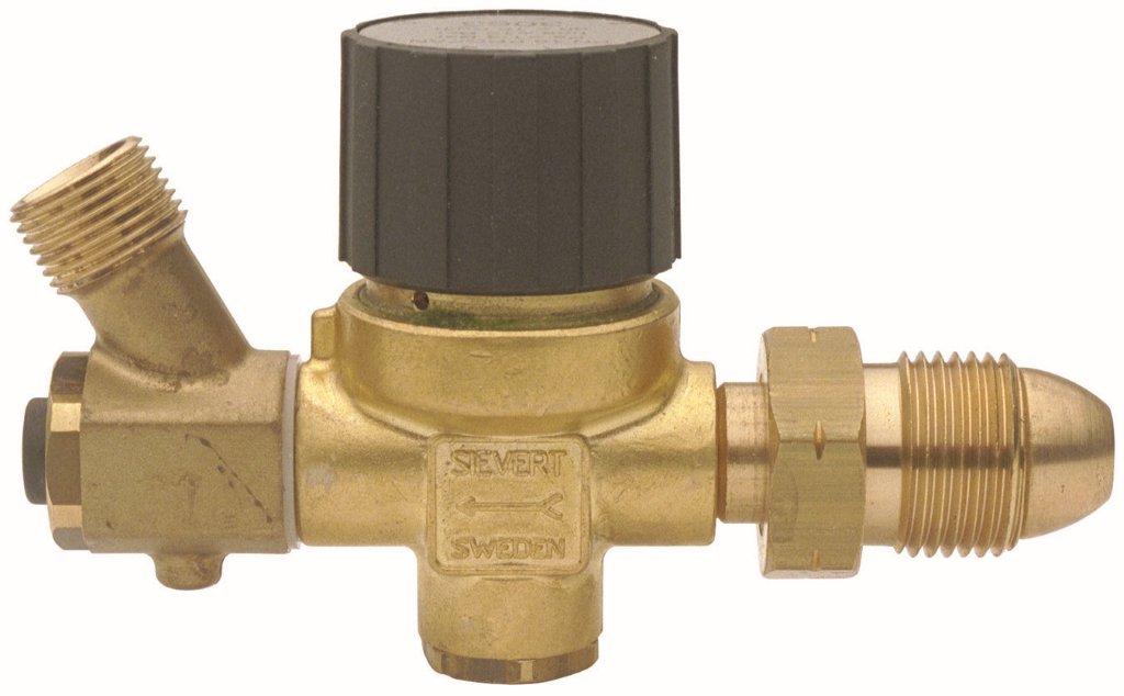 SIEVERT Gasolregulator m slangbrottsventil POL 1-4 bar 5-12kg/h
