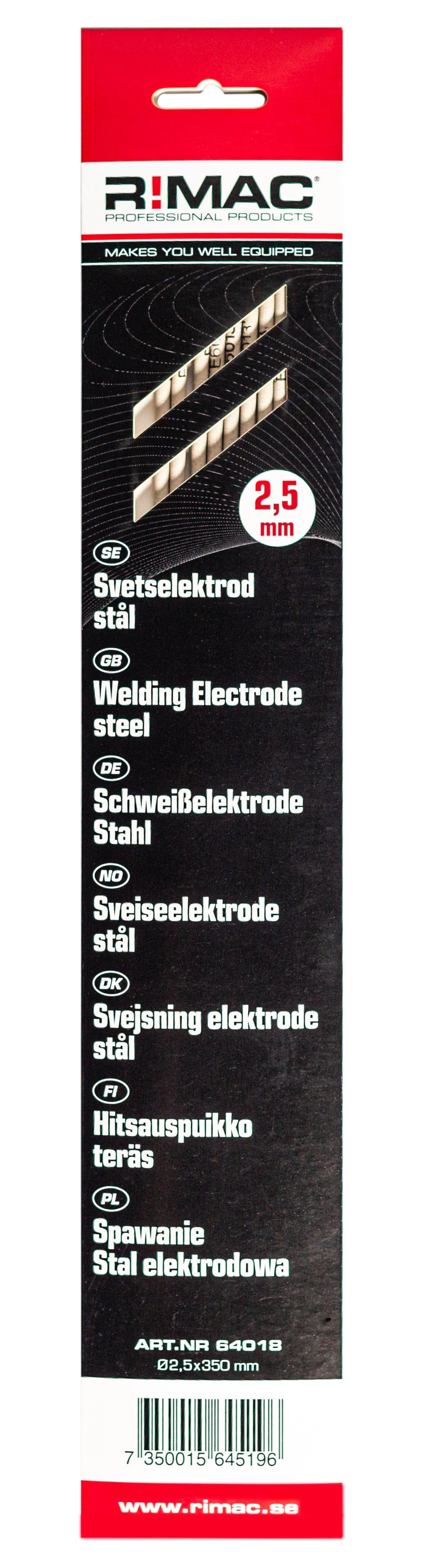 RIMAC All Current elektrode 2,5x350 10 stk.