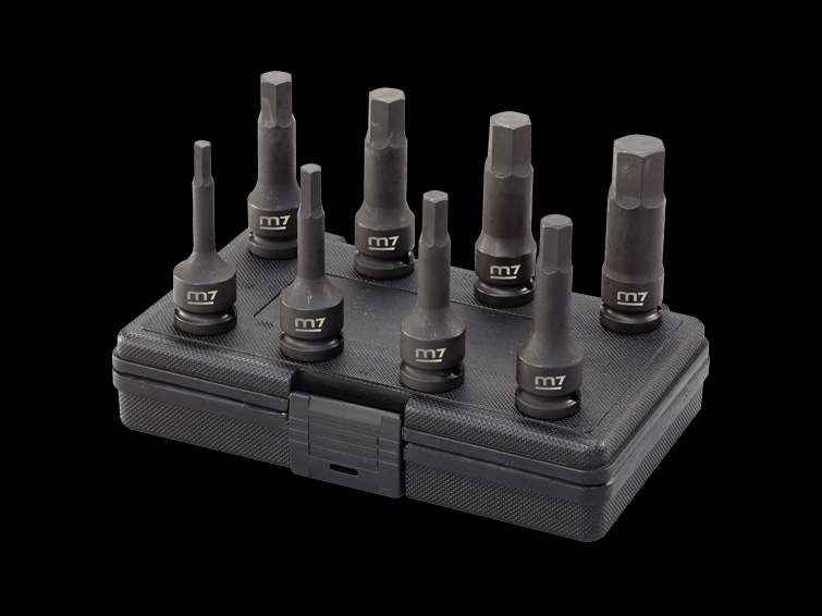M7 Krafthylset Insex 1/2" 6.7.8.10.12.14.17.19mm