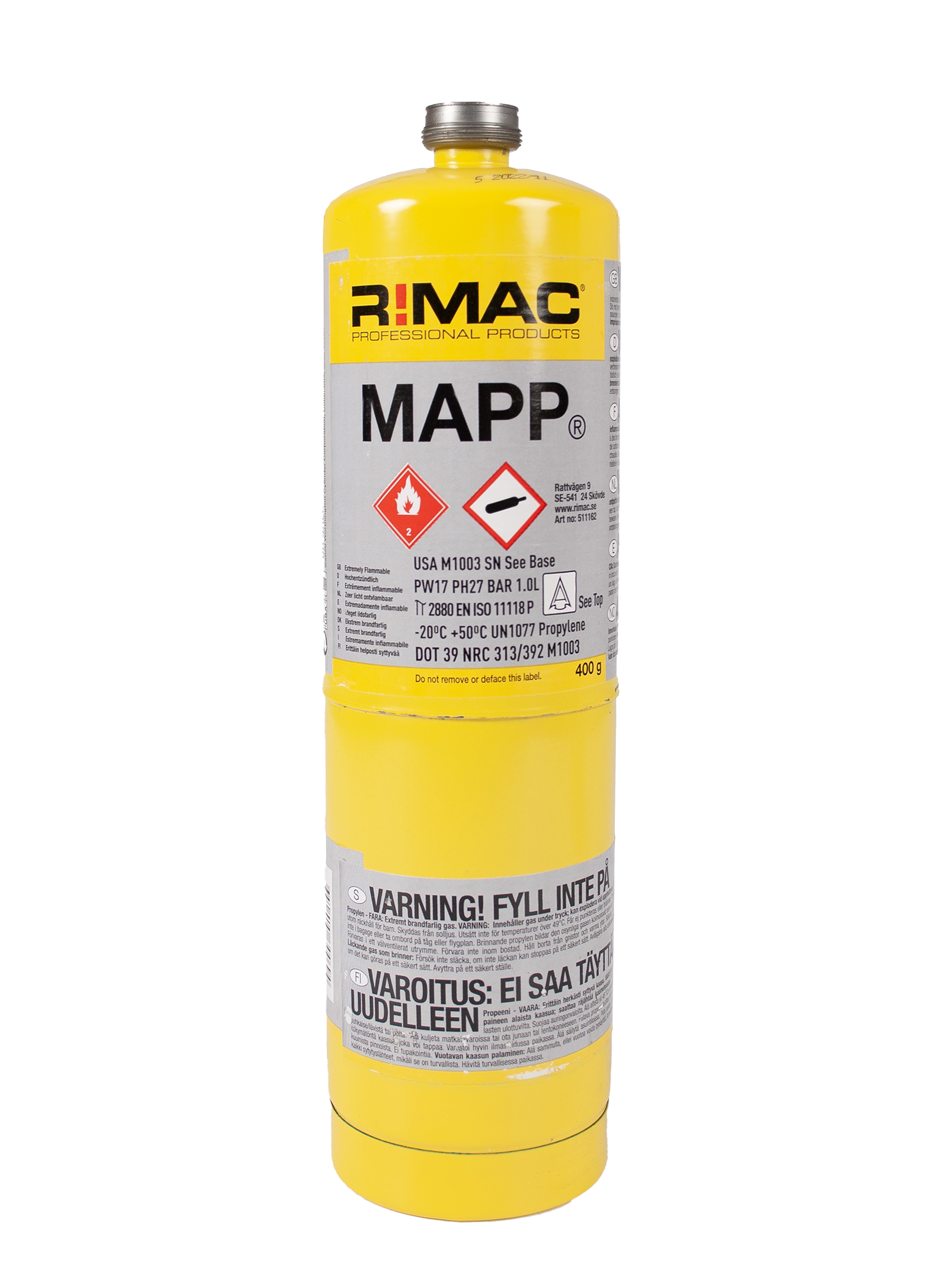 R!MAC MAPP gasflaske 400gr