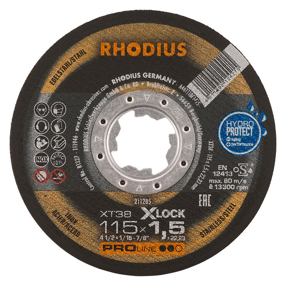 Rhodius XT38 XLock 115x1,5 (25 stk.) 
