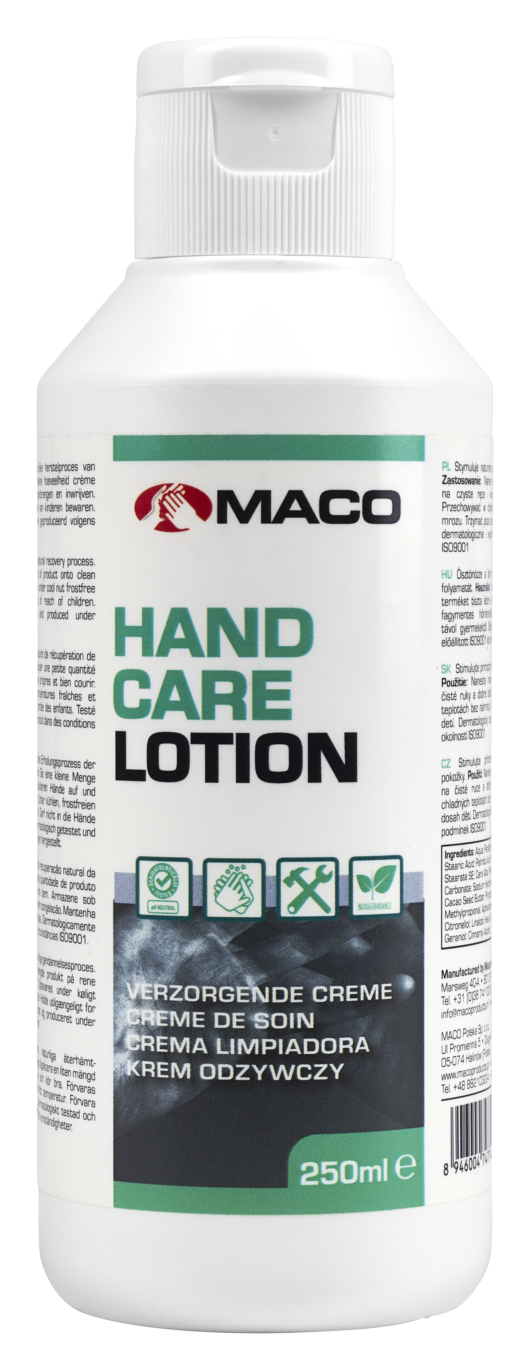 MACO Handvårdskräm mjukgörande 250ml